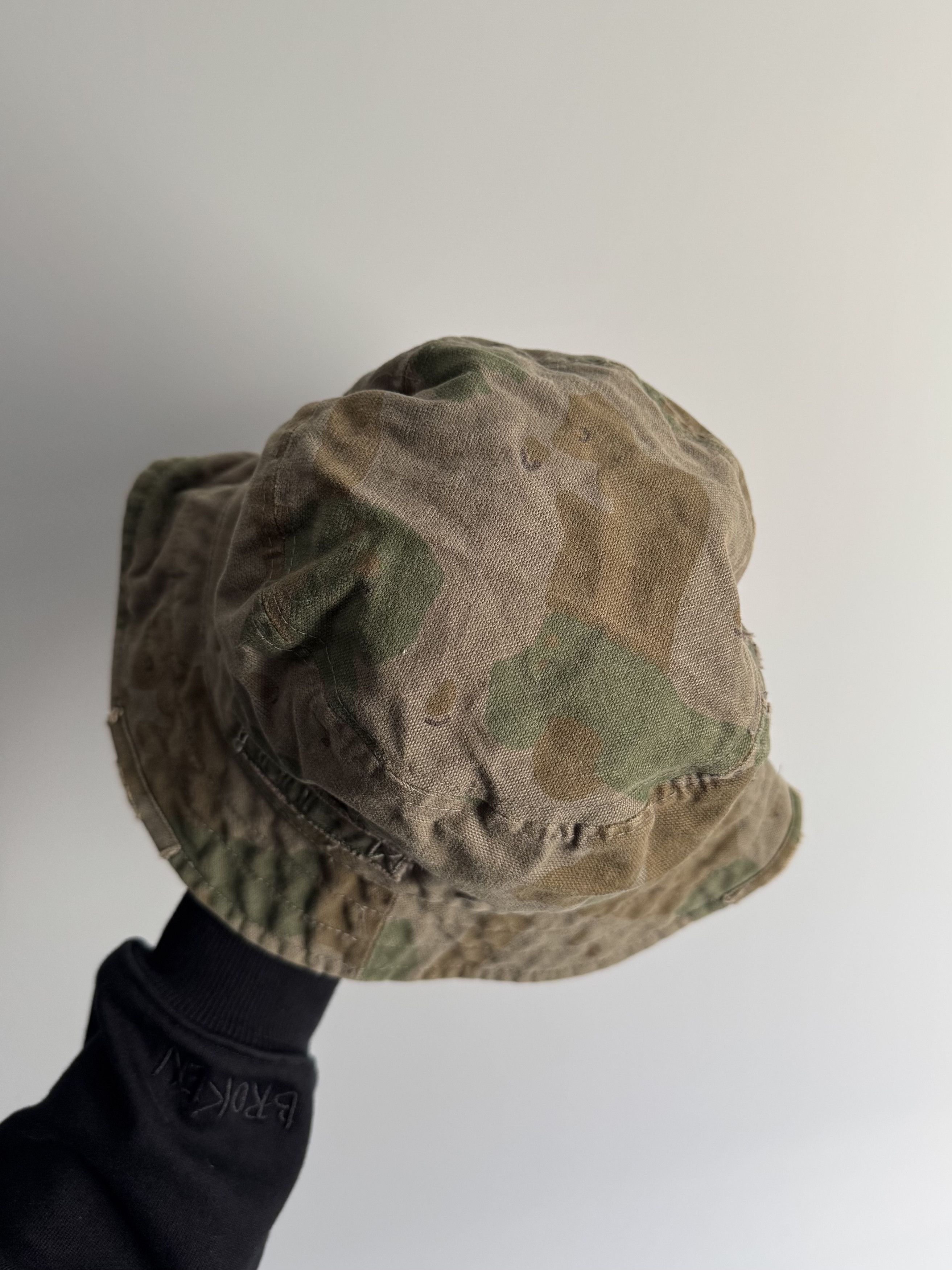 Billabong Vintage Billabong Bucket Camo Panama Hat military USA 90s Size ONE SIZE - 6 Thumbnail