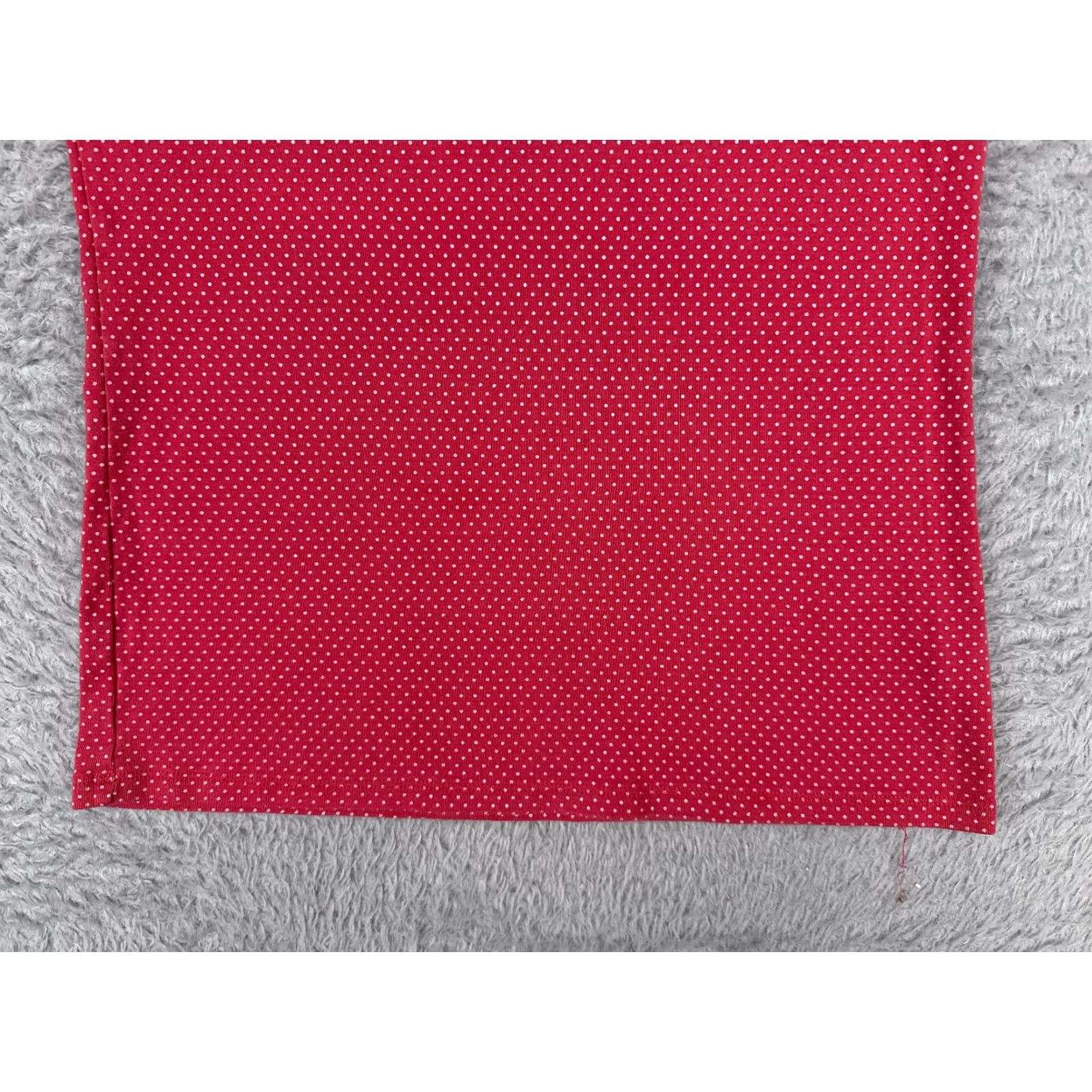 Tommy Hilfiger VINTAGE Tommy Hilfiger Shirt Womens Medium Pink Polka Dot Knit 100% Cotton Scoop Neck Short Sleeve Logo Casual 90s Size M / US 6-8 / IT 42-44 - 5 Thumbnail