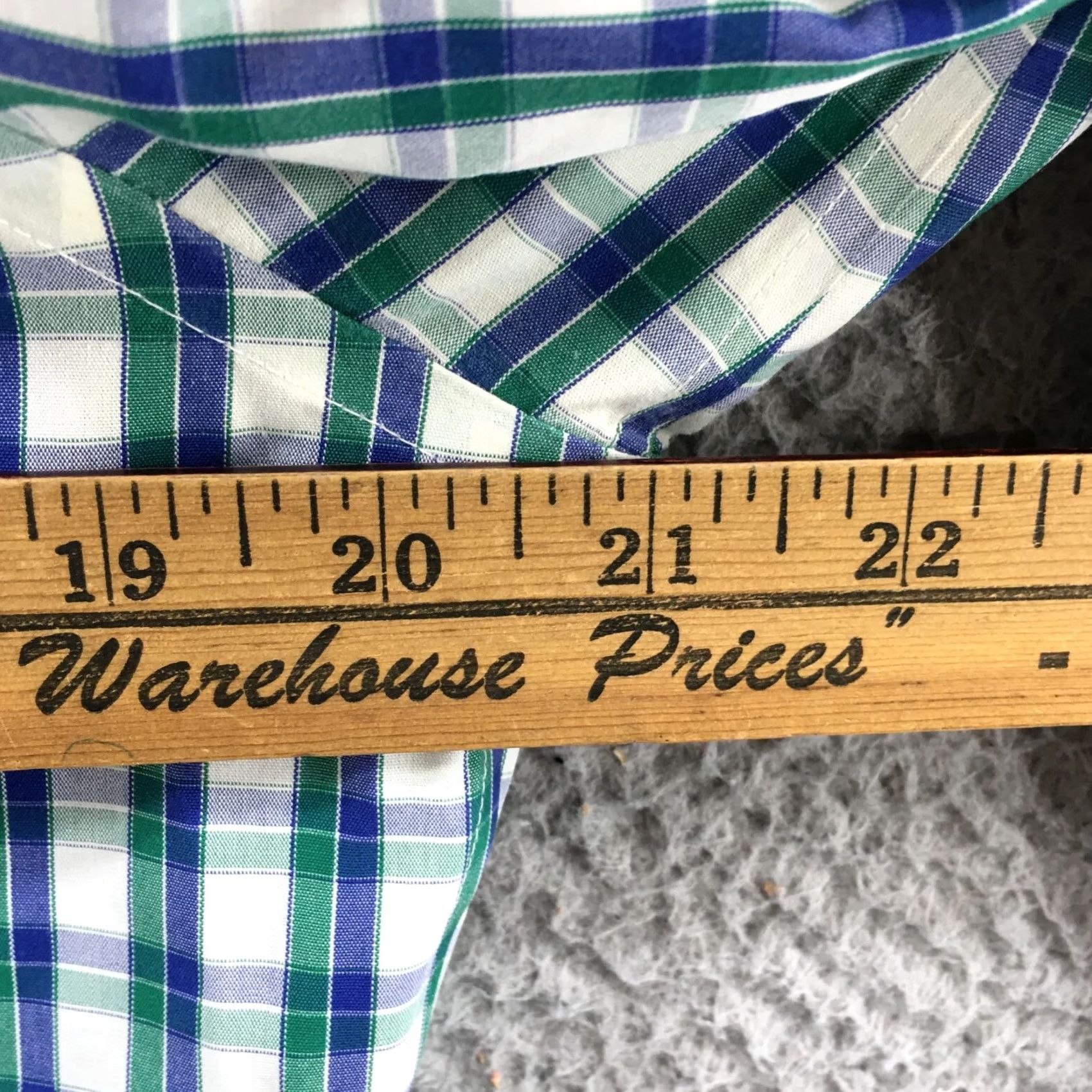 Banana Republic Banana Republic Button-Up Dress Shirt Mens M Multicolor Collared Long Sleeves Shirt Mens Regular Multicolor Plaid Button-Up Non-Iron All Seasons Size 40R - 7 Thumbnail