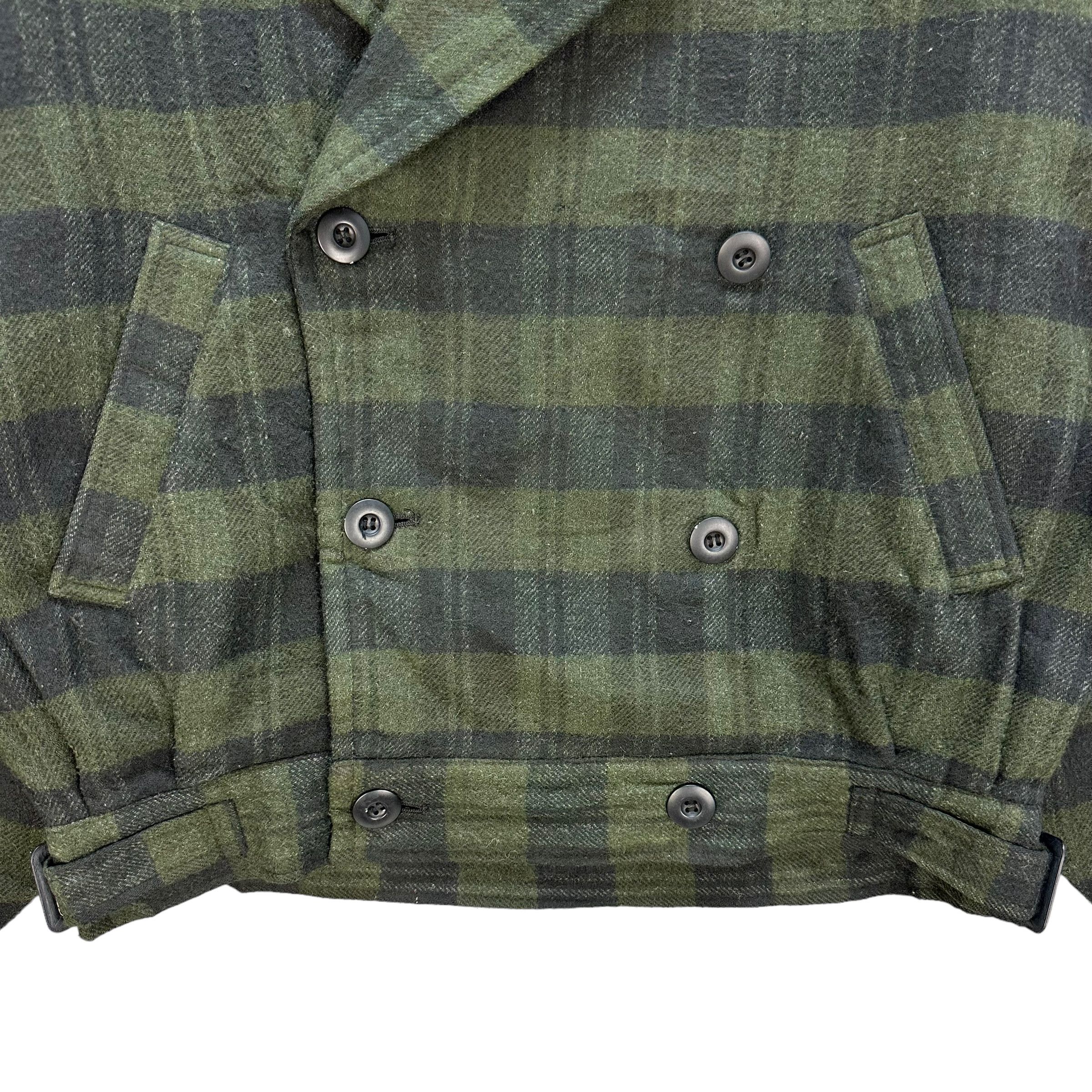 Vintage JIMI MACROAD Checked Double Breasted Wool Jacket #A8-0198 Size US L / EU 52-54 / 3 - 3 Thumbnail