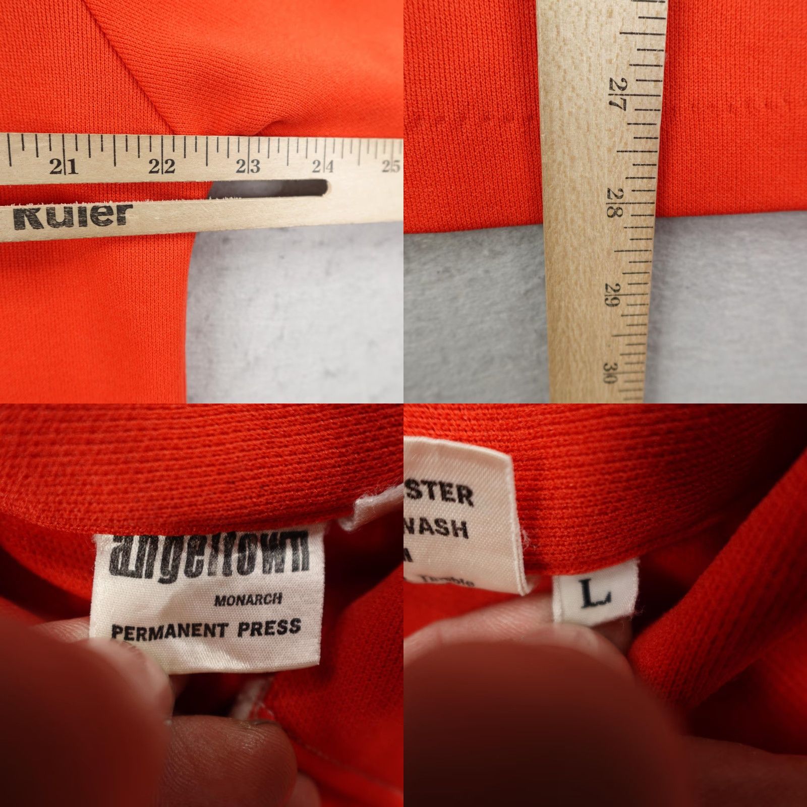 Vintage VINTAGE Angeltown Bowling Shirt Mens L Orange County Polo 60s Chain Stitch Embroidered Logo Zipper Short Sleeve Polo Mens Size US L / EU 52-54 / 3 - 8 Thumbnail