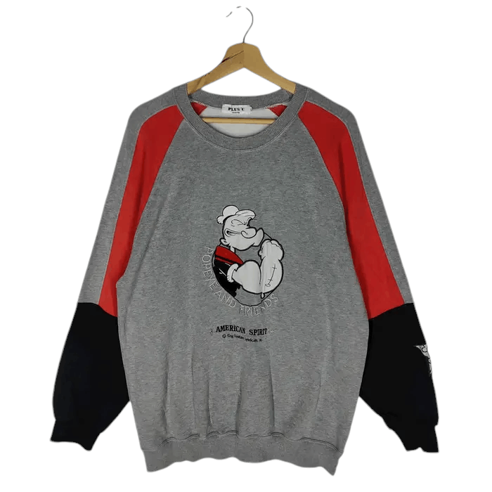 Cartoon Network Japan PLUS C X Popeye & Olive Sweatshirts Size US L / EU 52-54 / 3 - 1 Thumbnail