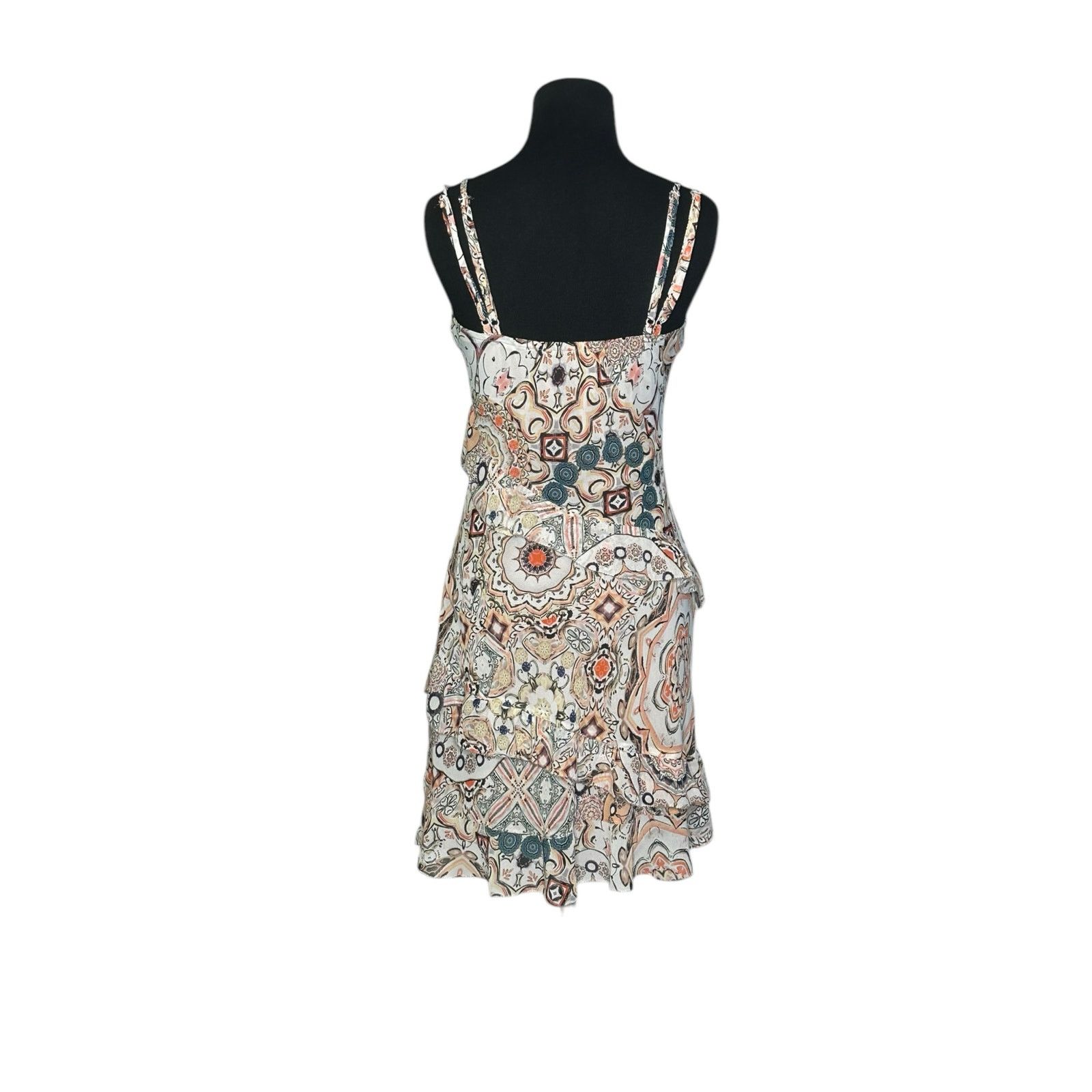 Gregory Gregory beige floral ruffled dress size 38 - Small Size S / US 4 / IT 40 - 8 Thumbnail