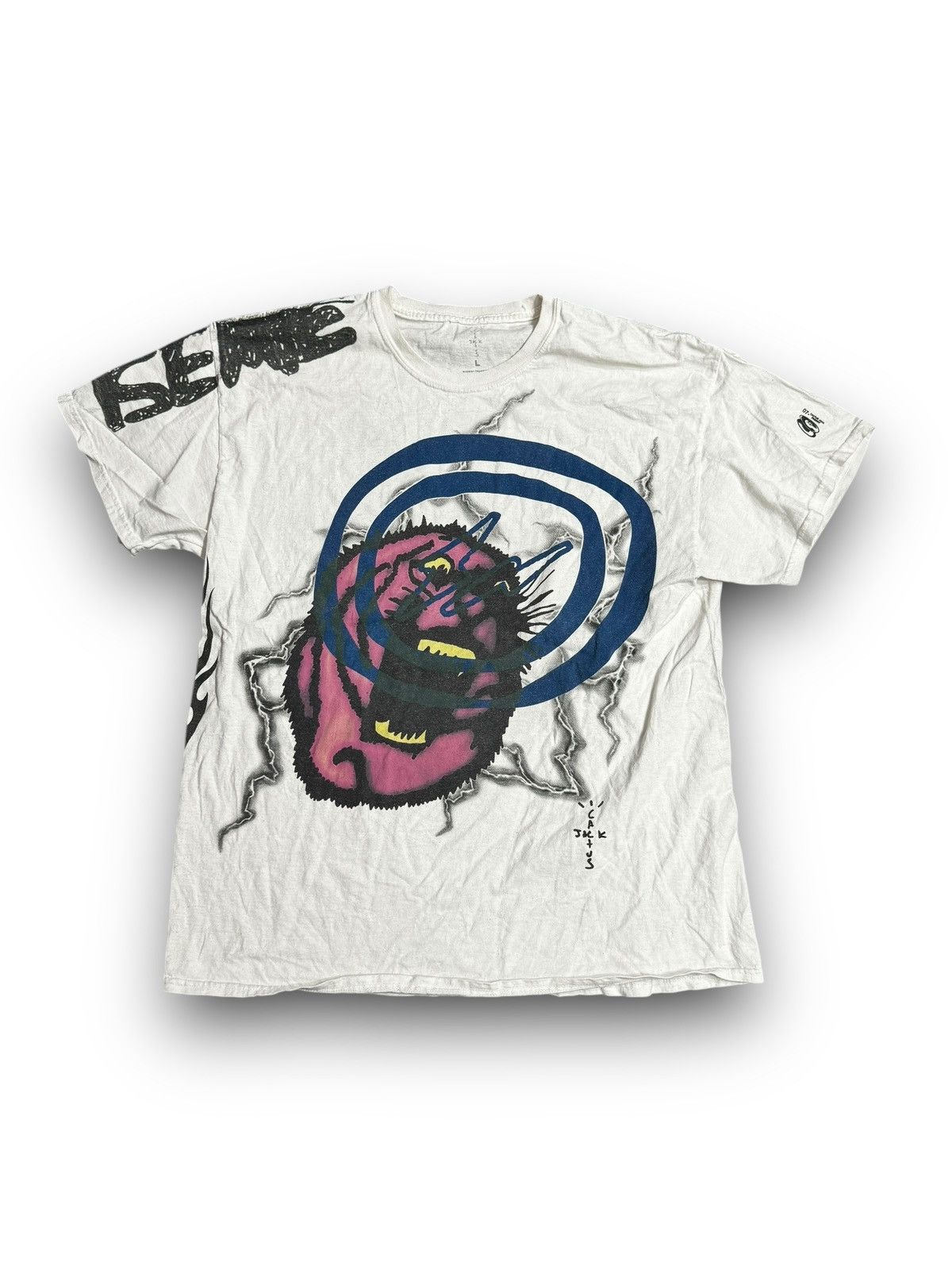 Fragment Design Travis Scott Fragment all over print cactus jack t shirt Size US L / EU 52-54 / 3 - 1 Thumbnail