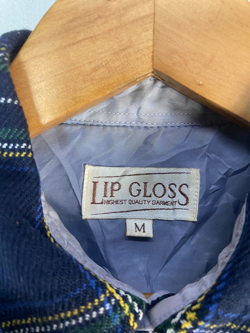 Flannel × Japanese Brand × Vintage Vintage Lip gloss wool flannel button up shirt Size US L / EU 52-54 / 3 - 6 Thumbnail