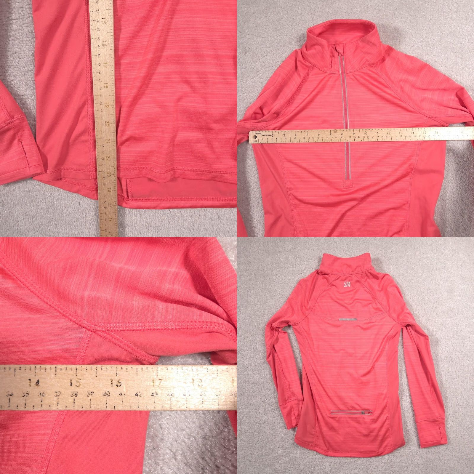 Steve Madden Steve Madden Pullover Womens Small Pink Quick Dry 1/4 Zip Long Sleeve Running Size S / US 4 / IT 40 - 8 Thumbnail