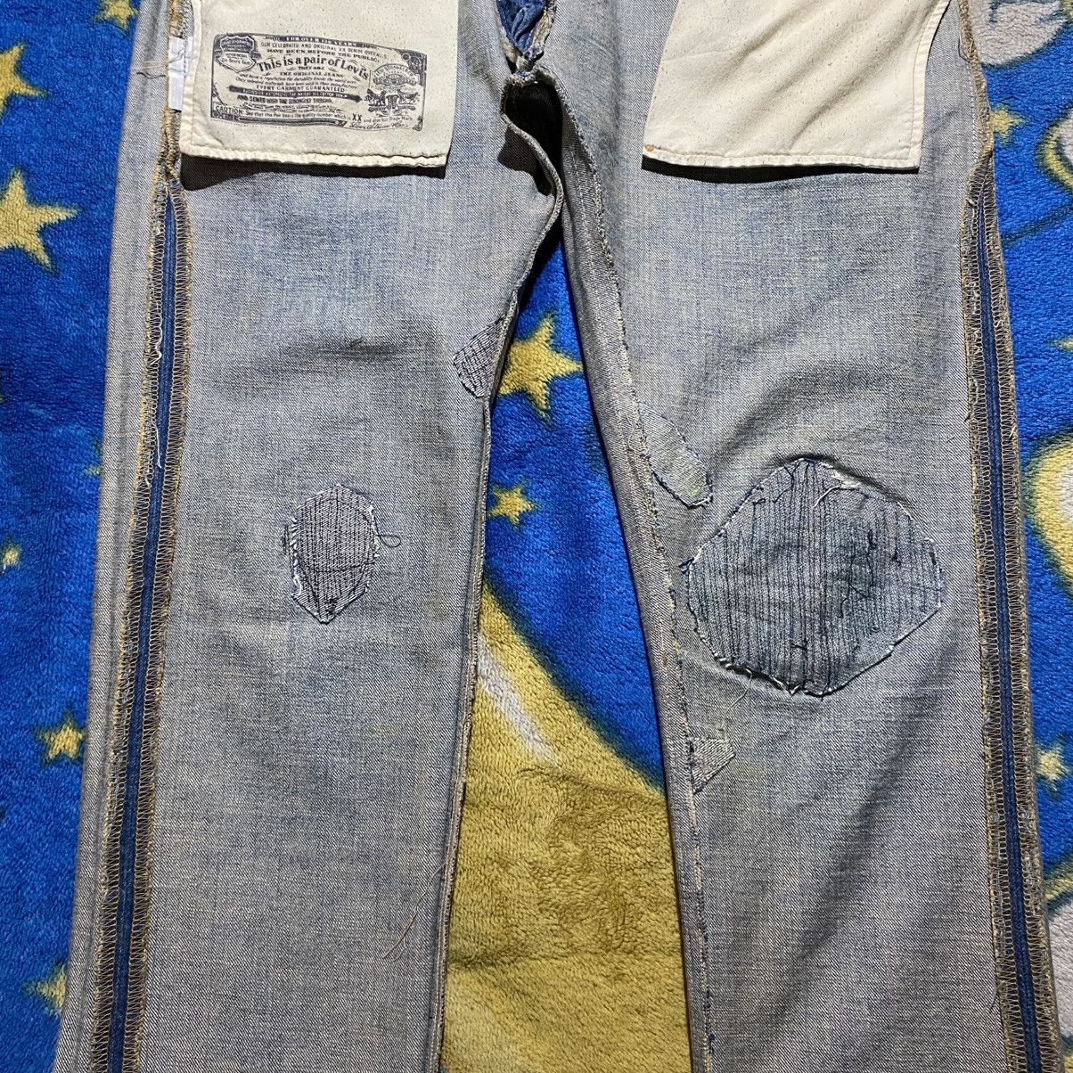 Levi's Vintage Levi’s 501 Distressed Ripped Jeans Size US 36 / EU 52 - 10 Thumbnail