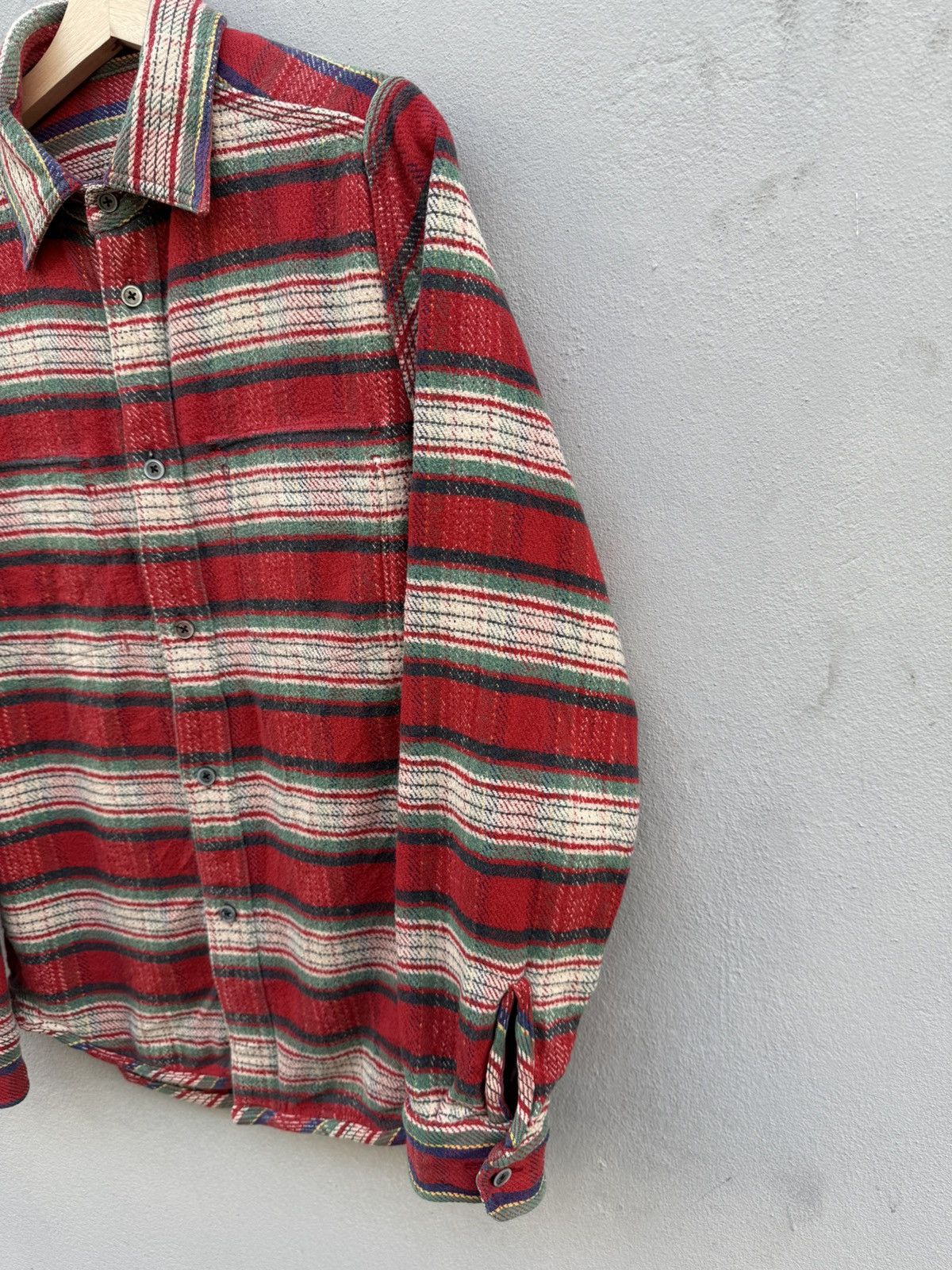 Nigel Cabourn RARE🔥Vintage Nigel Cabourn Reversible Flannel Checked Plaid Size US S / EU 44-46 / 1 - 4 Thumbnail