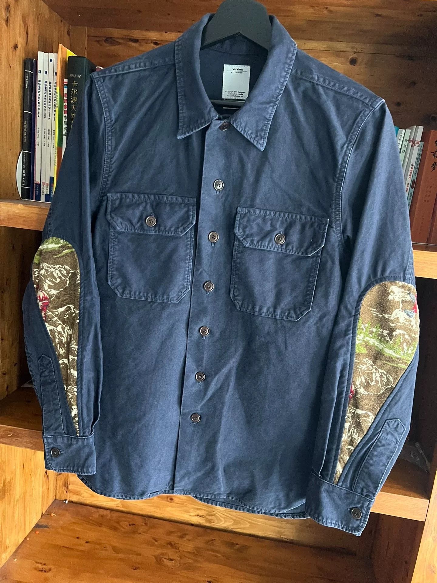 Visvim visvim 2016 Indigo Drop Shoulder Work Shirt Size US S / EU 44-46 / 1 - 3 Thumbnail