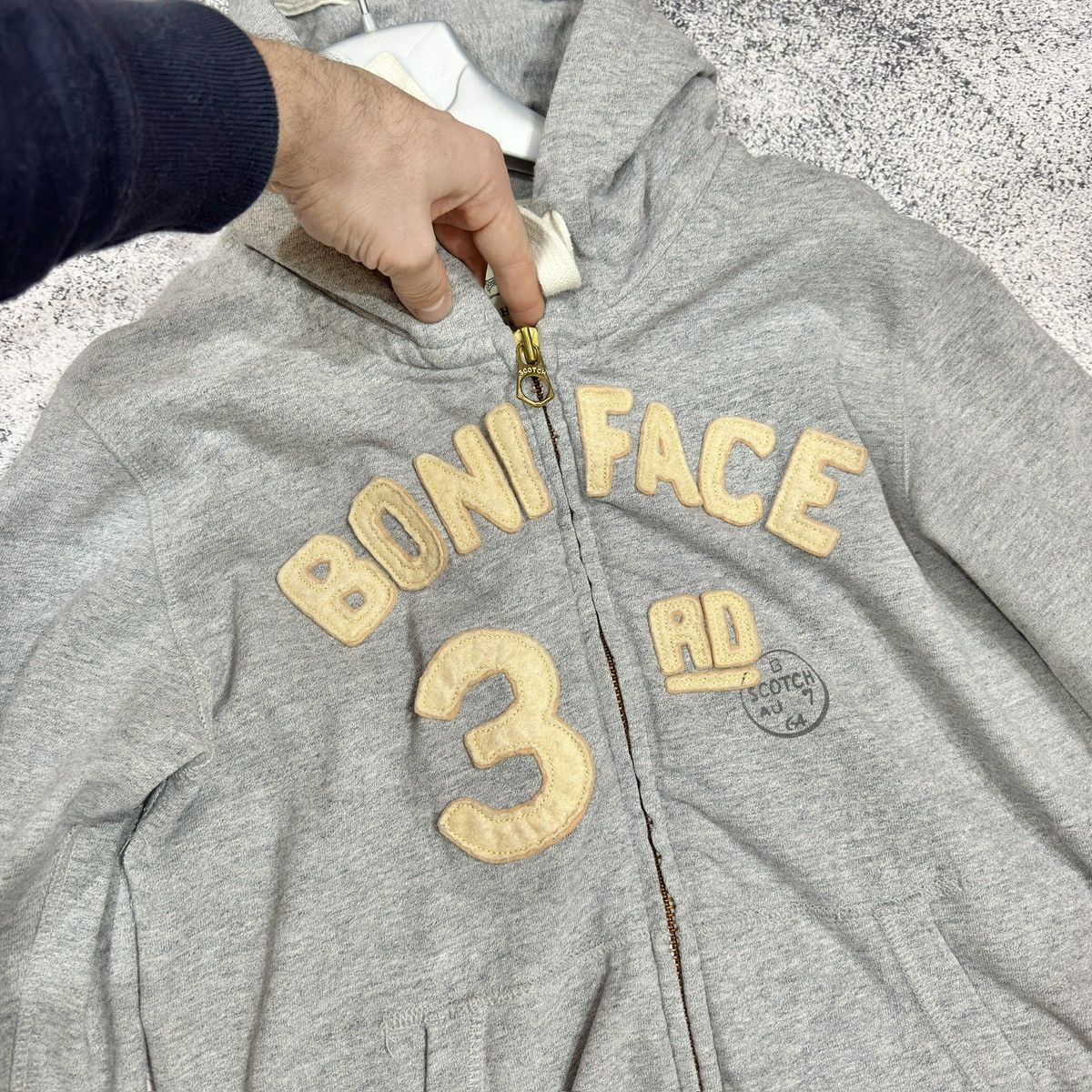 Designer × Scotch & Soda Scotch $ Soda Full Zip Gray Cotton Hoodie M size Size US M / EU 48-50 / 2 - 7 Thumbnail