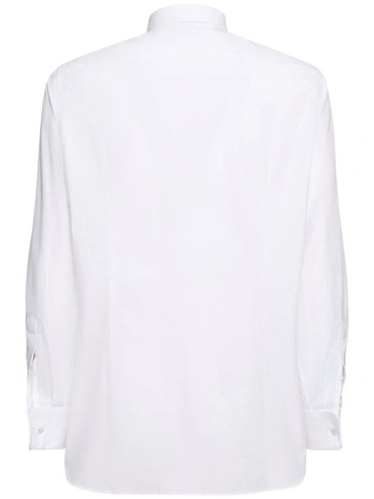 Lardini o1lsvrm0425 Cotton Shirt in White Size US M / EU 48-50 / 2 - 2 Thumbnail