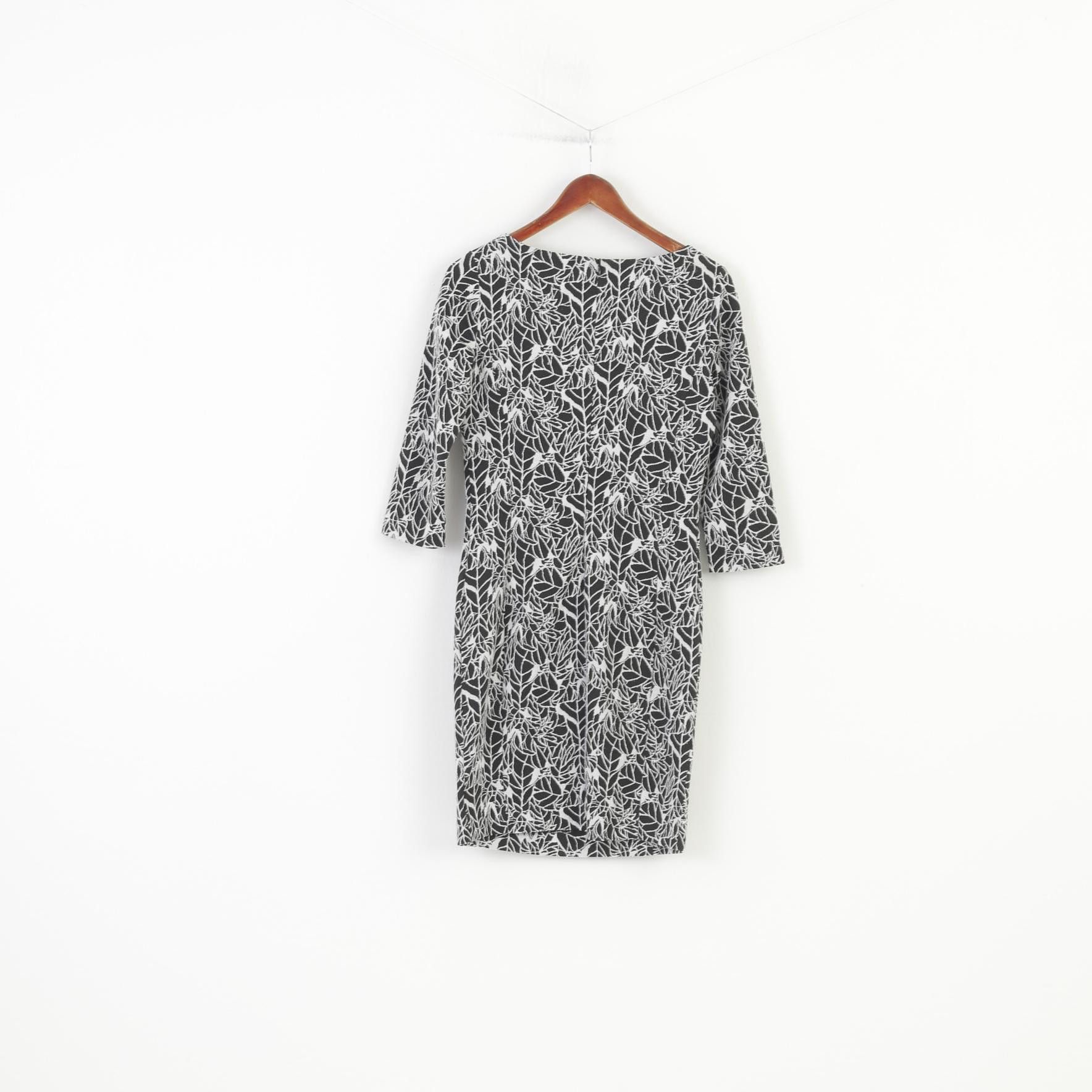 Armani Armani Jeans Woman 42 M Dress Black Flower Print 4109 Size M / US 6-8 / IT 42-44 - 8 Thumbnail