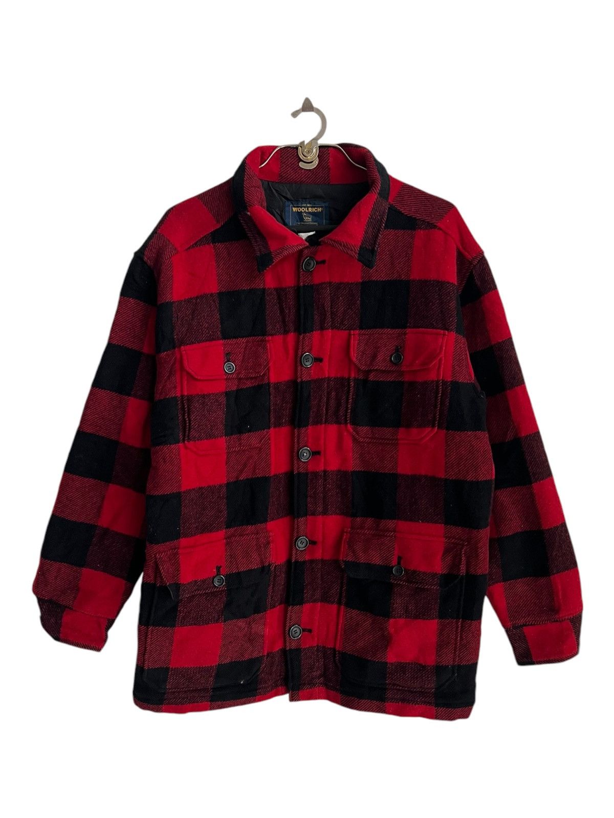 Filson × Pendleton × Woolrich Woolen Mills Vintage Buffalo Check Mackinaw Hunting Wool Jacket Woolrich Size US L / EU 52-54 / 3 - 3 Thumbnail