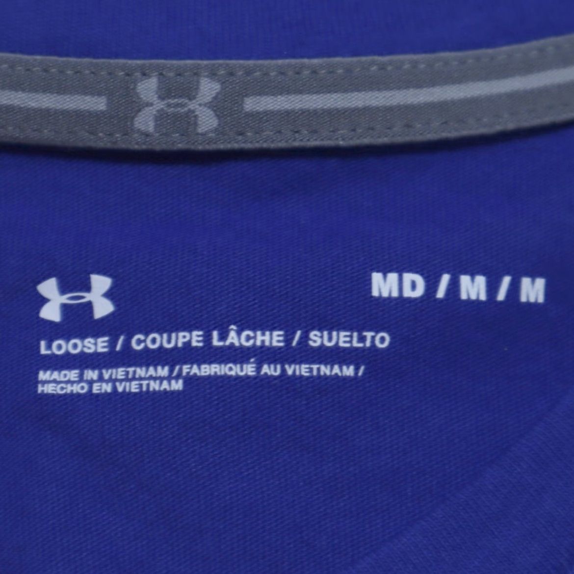 Under Armour Under Armour Shirt Blue M Mens Yake & Amen Solid T-Shirt 30in Chest 19in Crew Neck Short Sleeve Regular Fit Cotton Blend Size US M / EU 48-50 / 2 - 5 Thumbnail