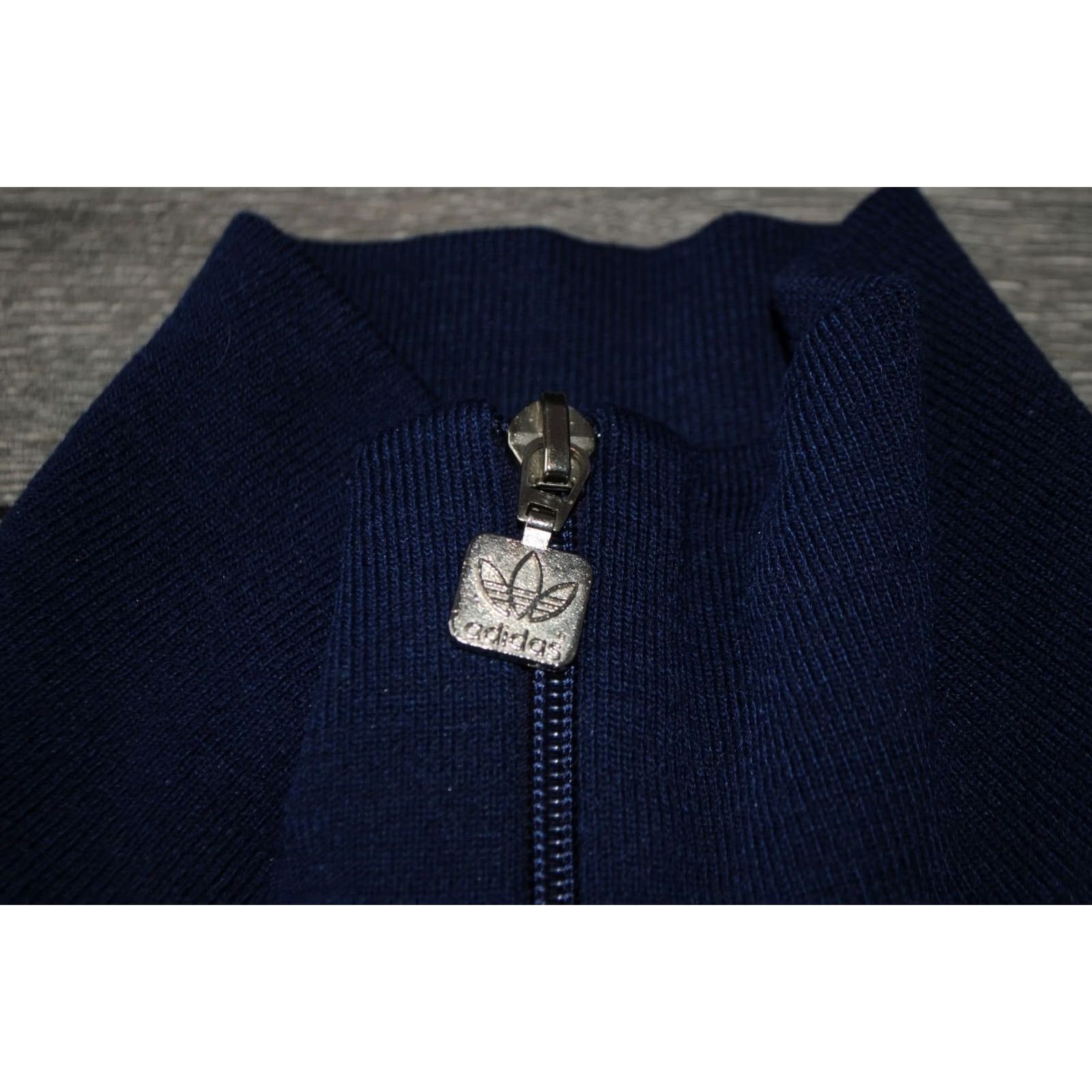 Adidas VINTAGE ADIDAS TRACK TOP JACKET NAVY/BLUE WEST GERMANY 1980'S TRIACETAT SIZE XS AdiDas Track Top Jacket XS Mens Navy Blue Vintage 80s Size US XS / EU 42 / 0 - 3 Thumbnail