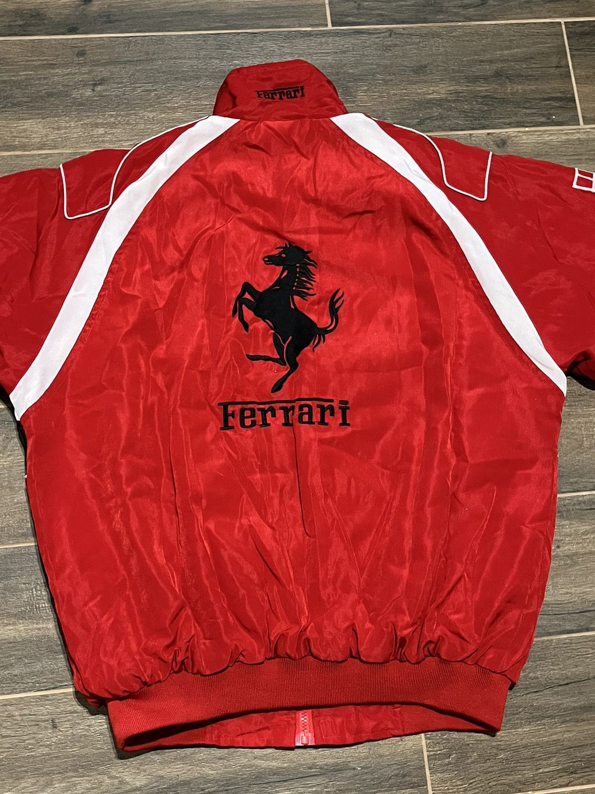 Formula 1 × Vintage Vintage Ferrari F1 Schumacher Shell Champion Racing Jacket Size US L / EU 52-54 / 3 - 6 Thumbnail