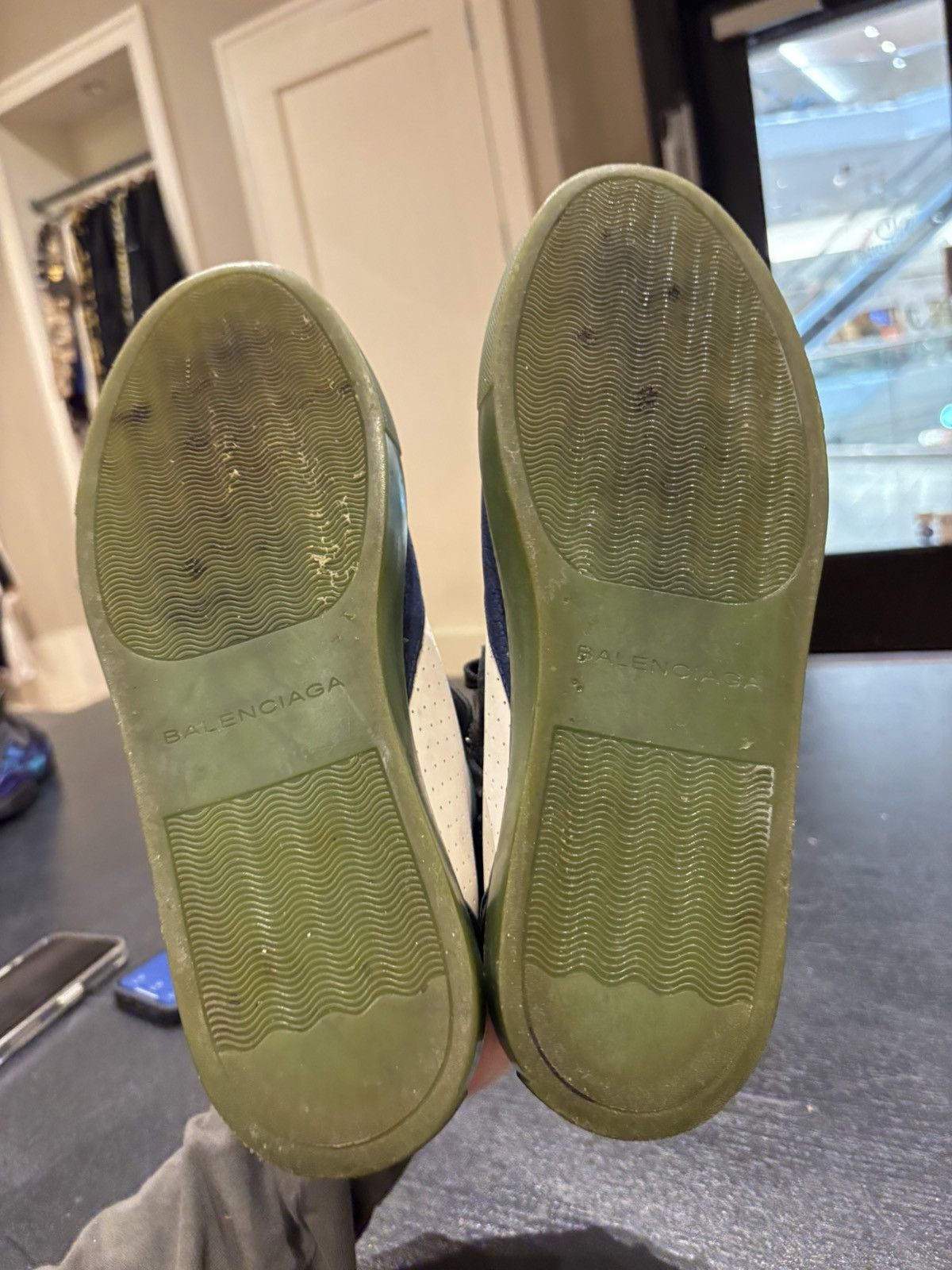 Balenciaga Balenciaga Leather High Top Sneaker Size US 7 / EU 40 - 5 Thumbnail