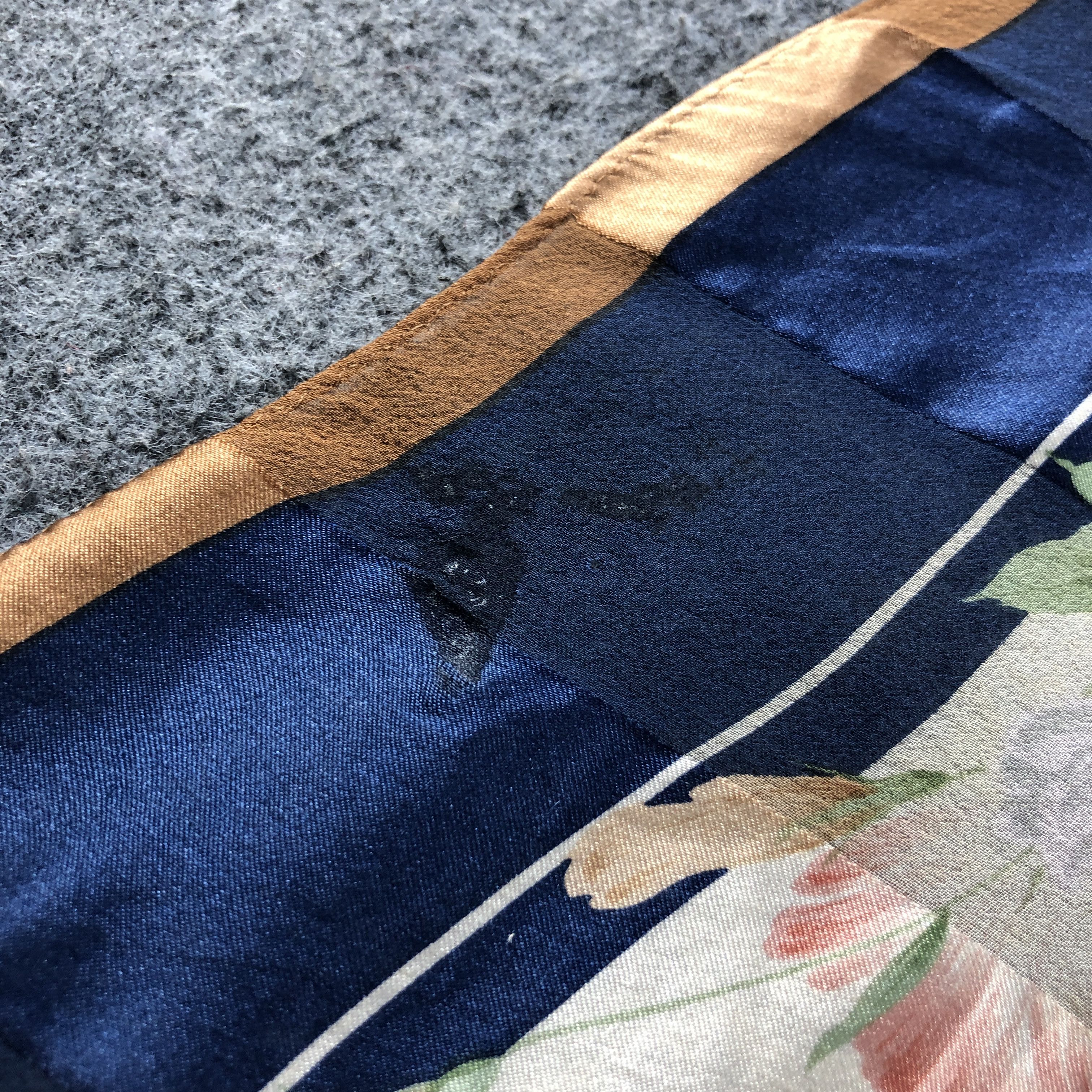 Vintage Jun Ashida Floral Silk Scarf M1327 Size ONE SIZE - 15 Thumbnail