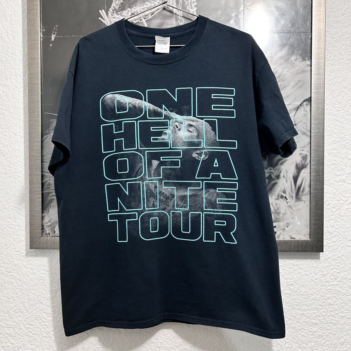 Rap Tees × Vintage CHRIS BROWN ONE HELL OF A NITE TOUR 2015 Size US L / EU 52-54 / 3 - 1 Thumbnail
