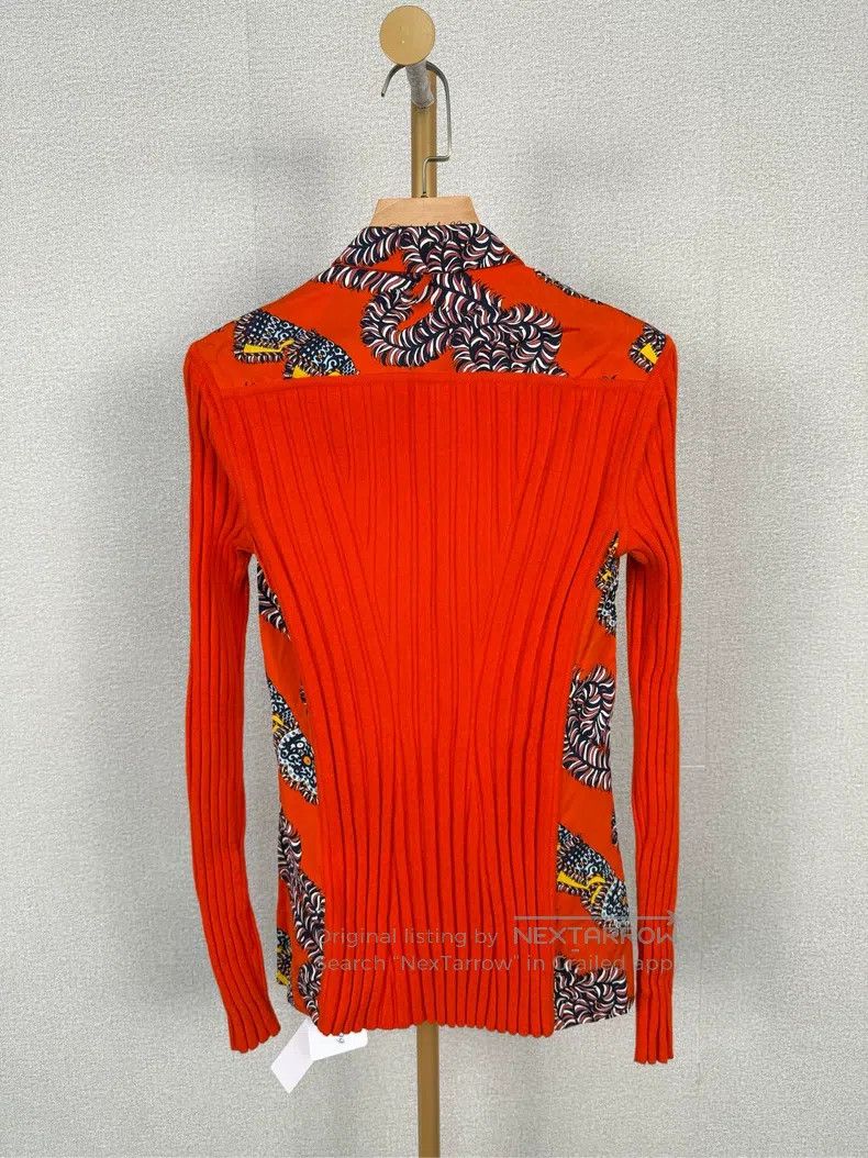 Hermes Hermes Silk patchwork cashmere shirt Size XS / US 0-2 / IT 36-38 - 2 Thumbnail