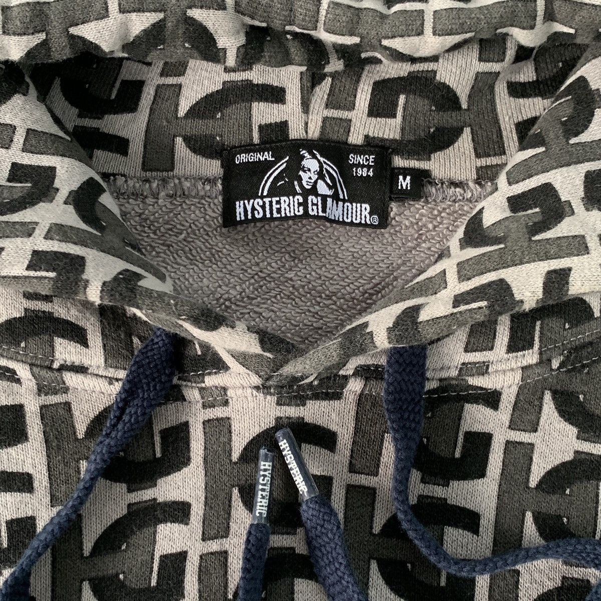 Hysteric Glamour Hysteric Glamour Monogram Pullover Hoodie Size US M / EU 48-50 / 2 - 3 Thumbnail