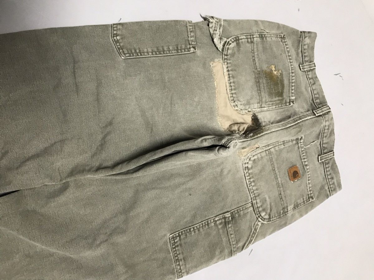 Carhartt Rare Vintage Carhartt B111 MOS blanket line carpenter denim Size US 30 / EU 46 - 8 Thumbnail