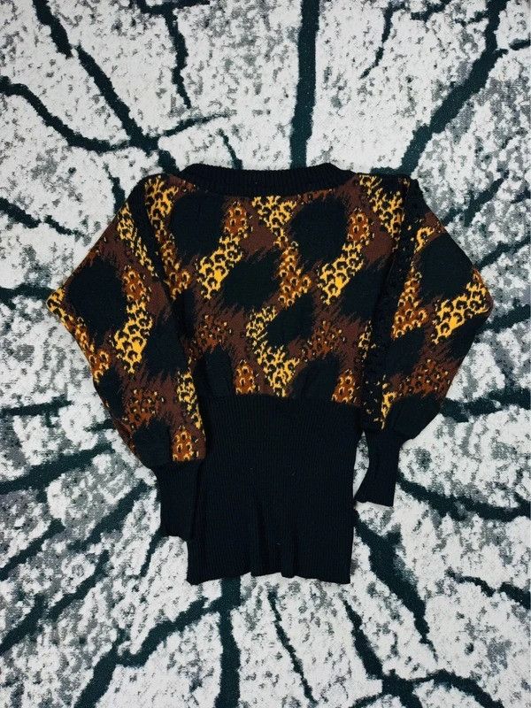 Yves Saint Laurent Vintage Yves Saint Laurent Rive Gauche runway sweater Size S / US 4 / IT 40 - 2 Thumbnail