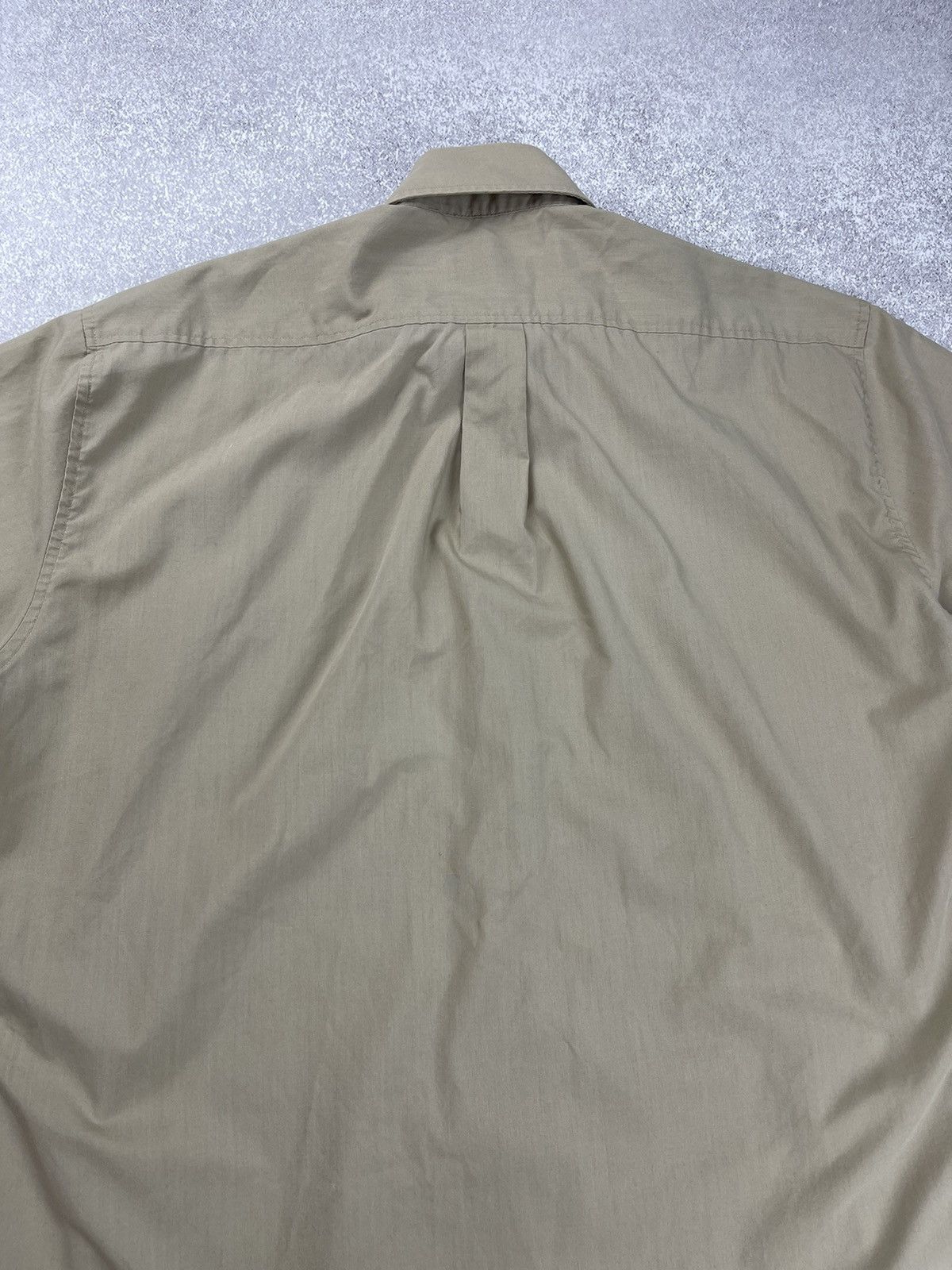 Yves Saint Laurent Vintage Yves Saint Laurent Cotton Short Sleeve Shirt Size US L / EU 52-54 / 3 - 9 Thumbnail