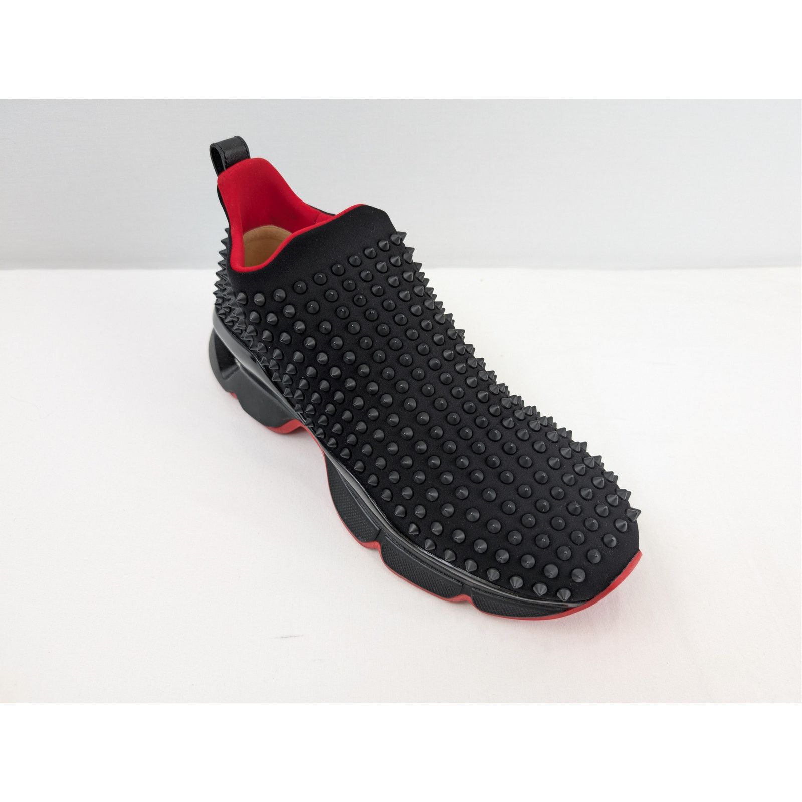 Christian Louboutin o1rshd1 Spike Sock Flat Shoe Boots Sneakers in Black 44 Size US 11 / EU 44 - 3 Thumbnail