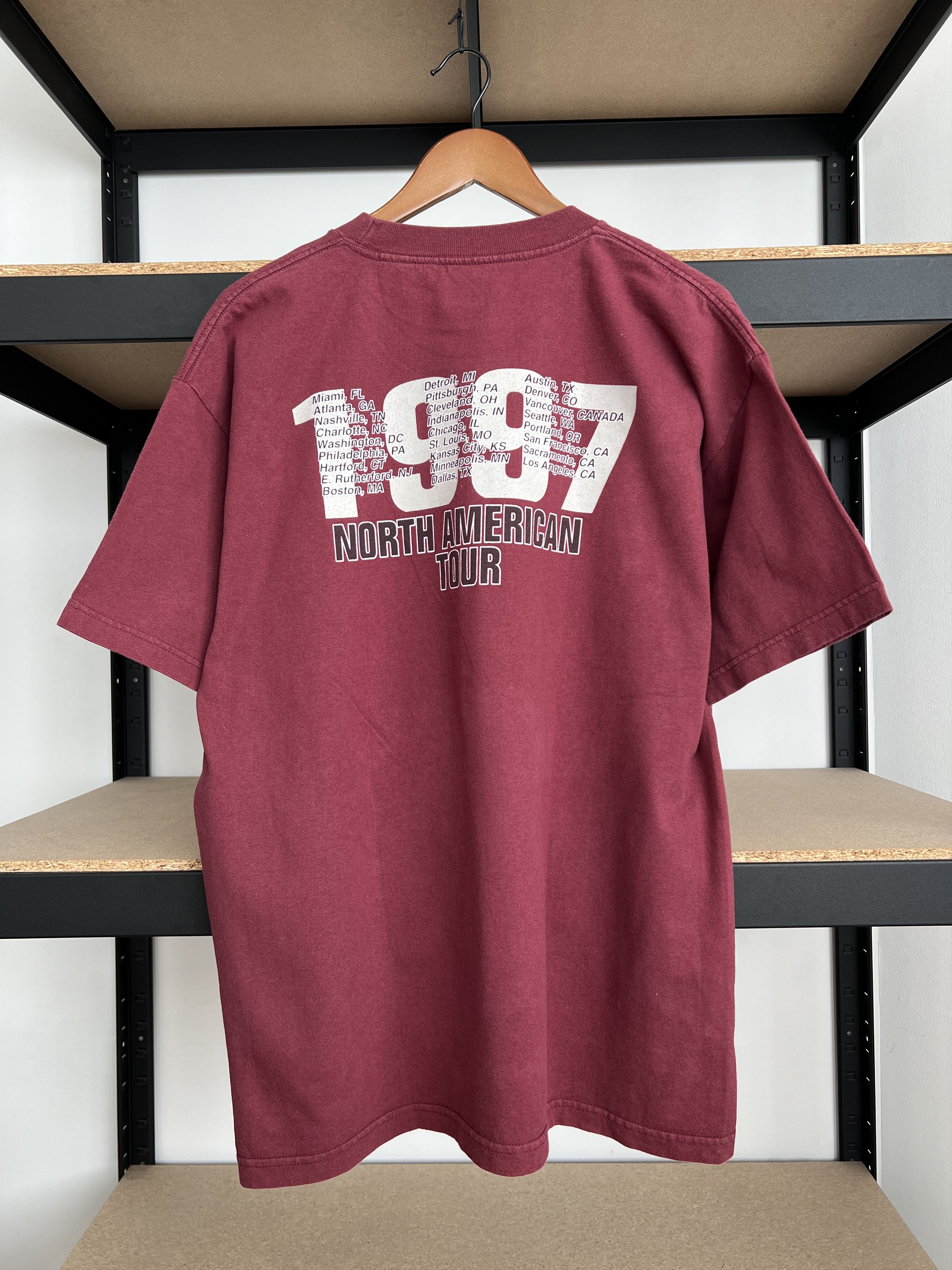 Band Tees Vintage 1997 Rage Against The Machine North American Tour Size US XL / EU 56 / 4 - 2 Thumbnail