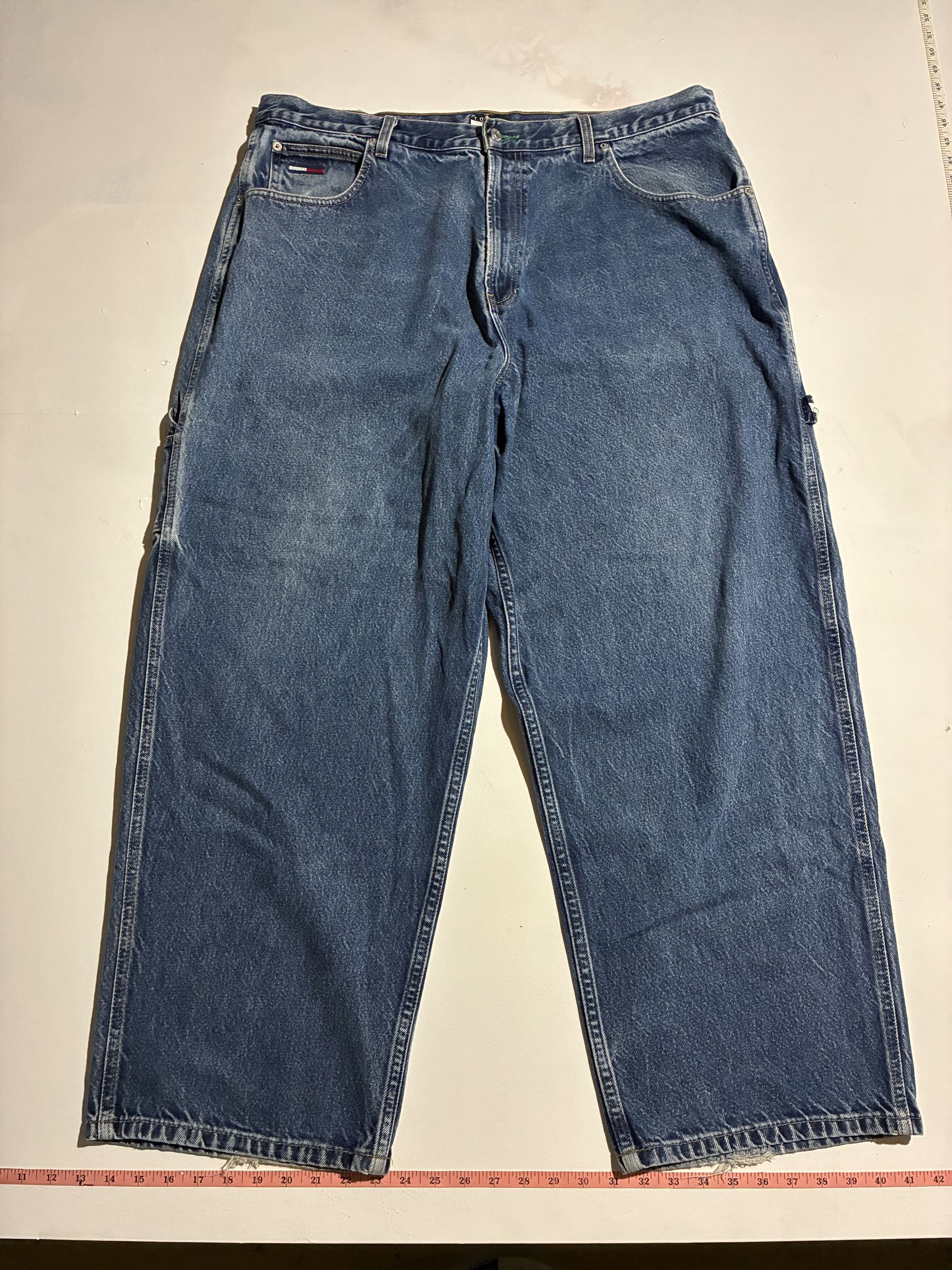 Tommy Hilfiger Vintage Tommy Jeans Carpenter Big Flag Denim 40x30 Size US 40 / EU 56 - 4 Thumbnail
