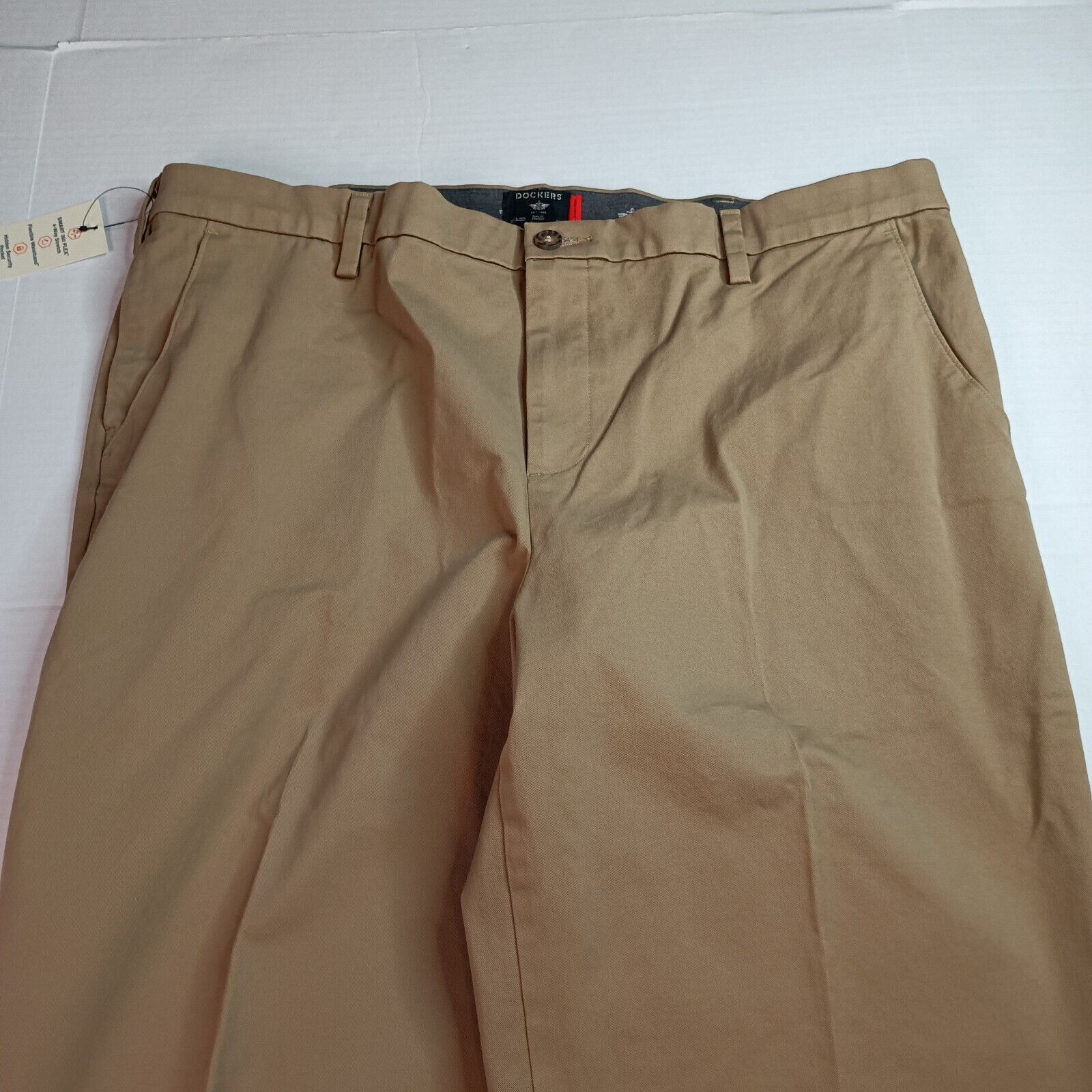 Dockers Dockers Workday Khakis Men's 42x36 Beige Athletic Fit Size US 42 / EU 58 - 4 Thumbnail