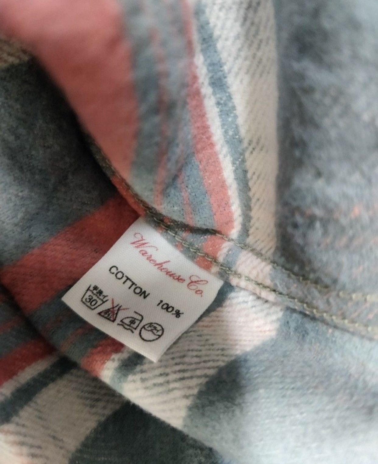 Warehouse AMAZING 🔥 WAREHOUSE Shadow Plaid Loop Collar Flap Pocket Size US L / EU 52-54 / 3 - 5 Thumbnail