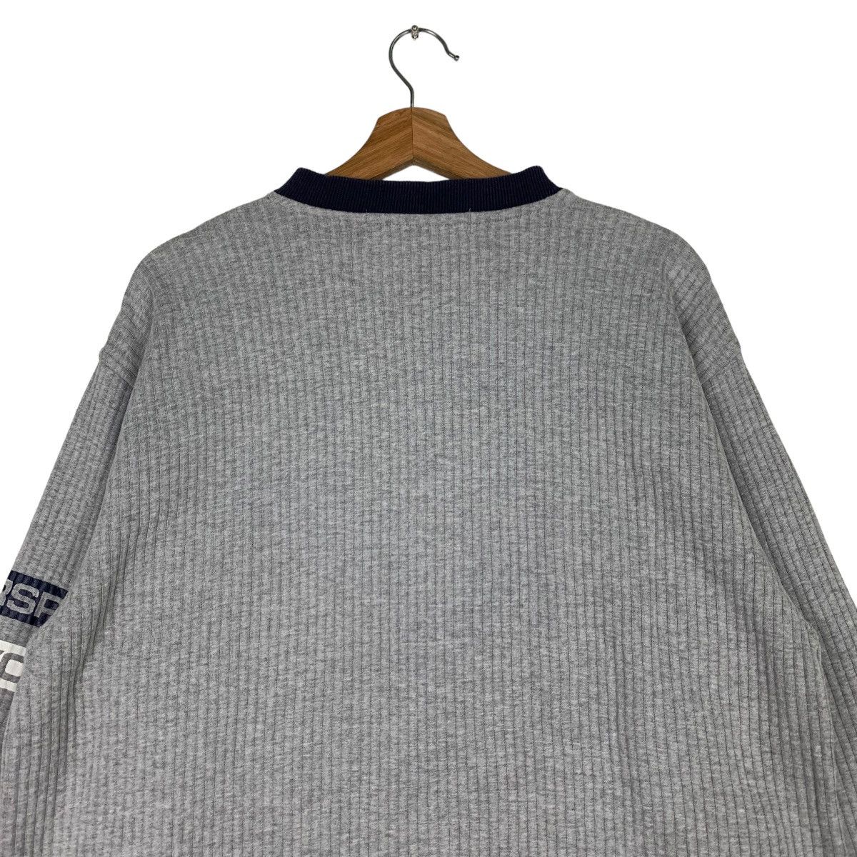 Alexander Julian COLOURSPORT Embroidery Big Logo V Neck Sweater #0461-C21 Size US L / EU 52-54 / 3 - 8 Thumbnail
