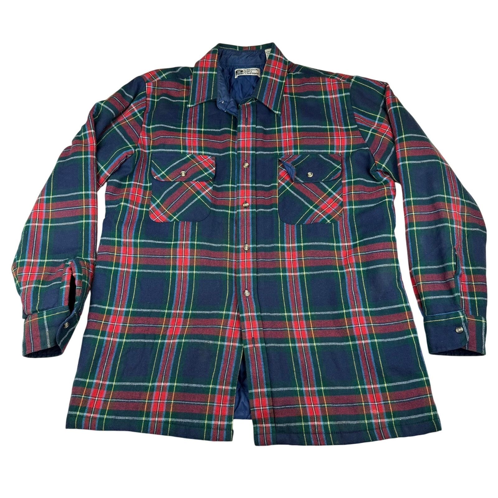 Other Windsor Shirt Co Plaid Quilted Flannel Jacket Size L Size US L / EU 52-54 / 3 - 1 Thumbnail