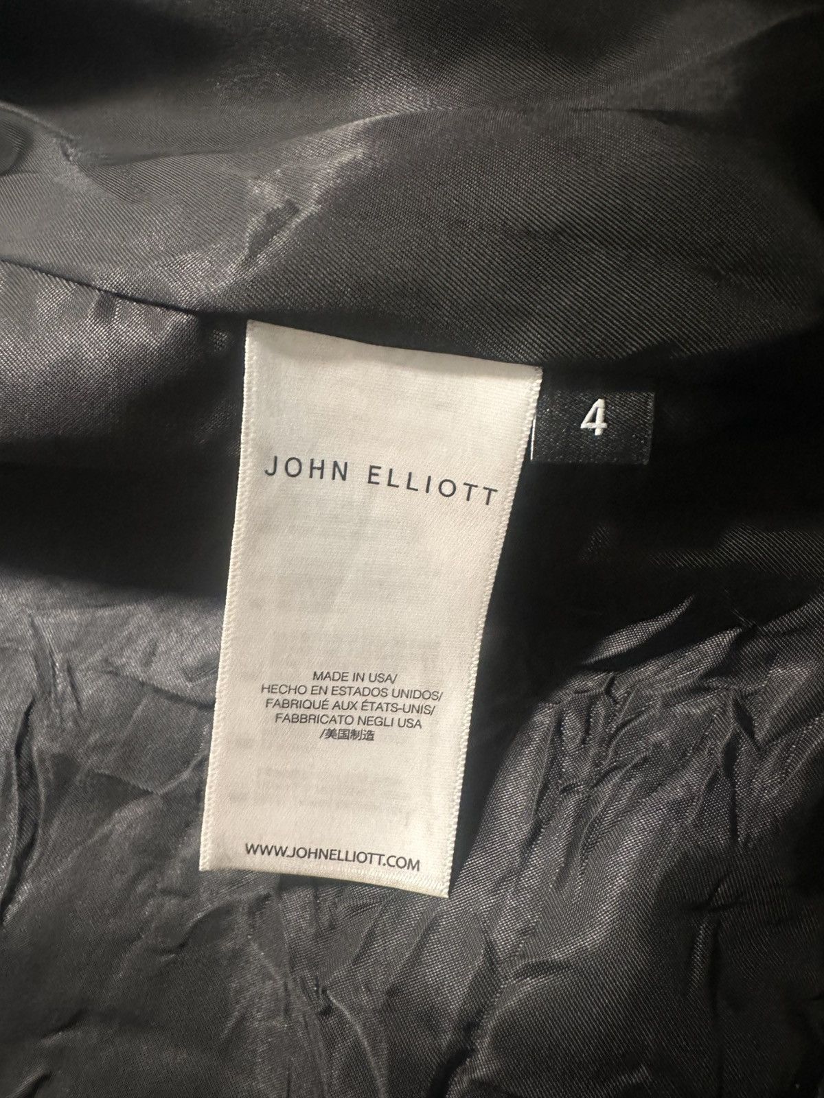 John Elliott Black Leather Jacket Size US XL / EU 56 / 4 - 4 Thumbnail