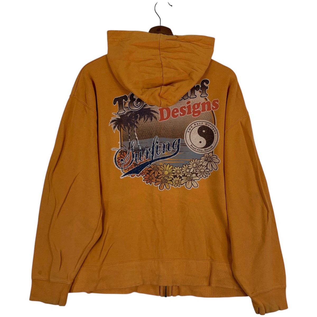 Vintage Vintage Town And Country Surf Hawaii Hoodie Sweater Size US XL / EU 56 / 4 - 6 Thumbnail