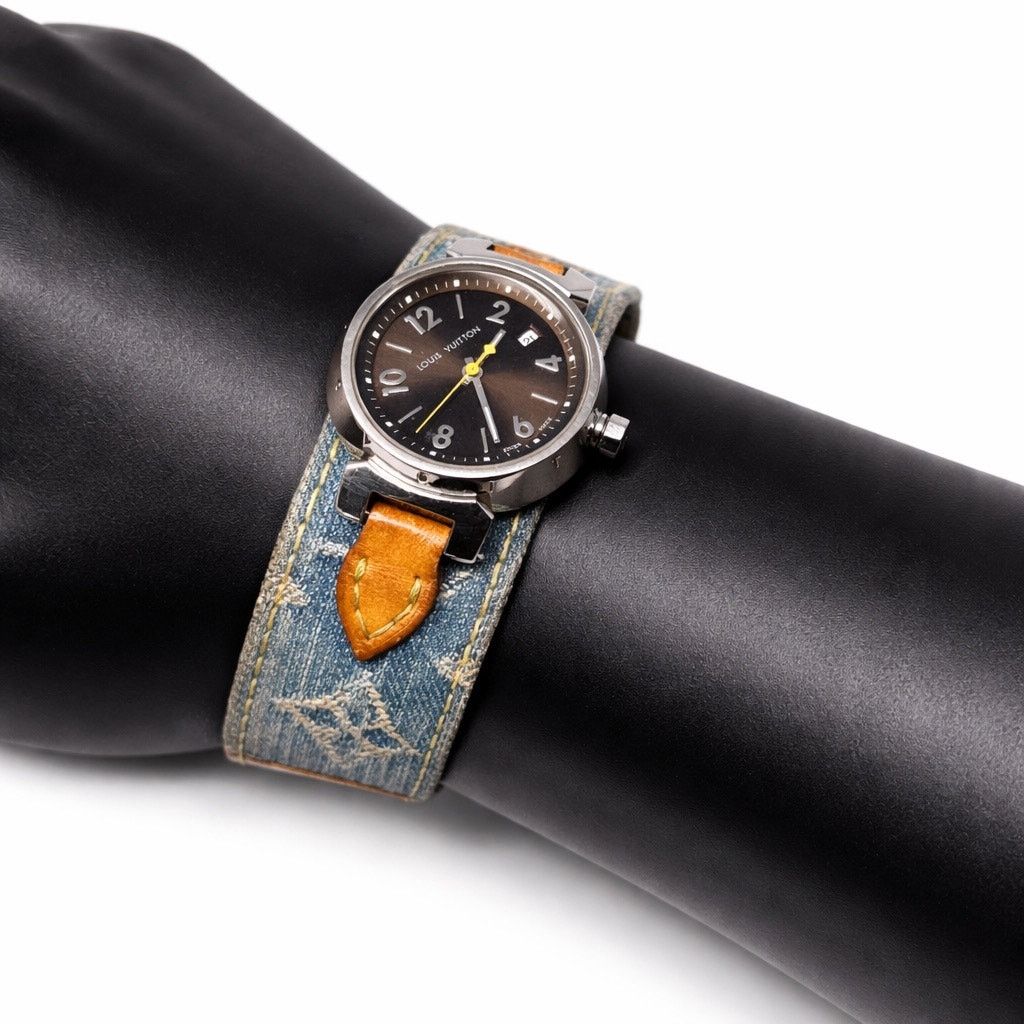 Louis Vuitton Louis Vuitton Denim Tambour Watch Size ONE SIZE - 4 Thumbnail