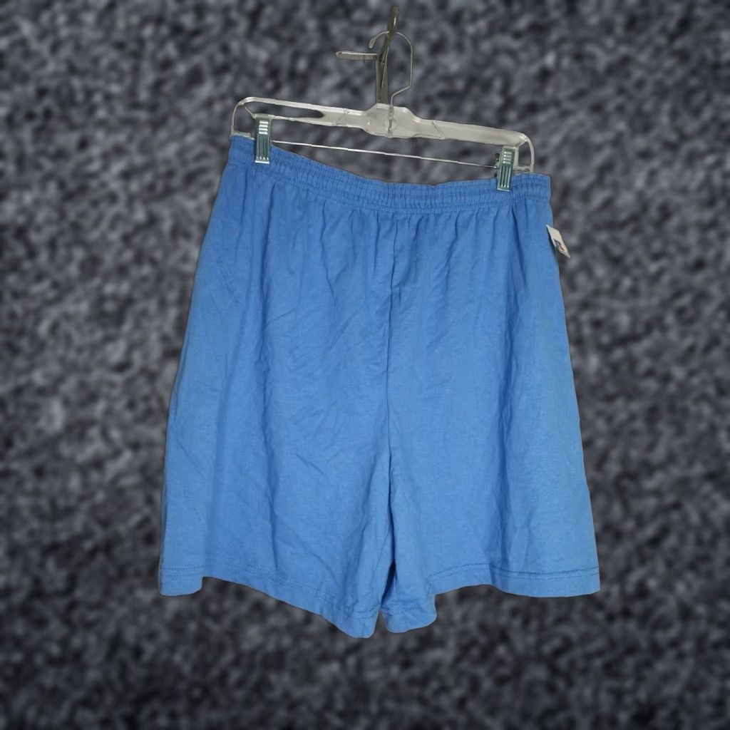 Russell Athletic VINTAGE Russell Athletic Blue Mens XL Coach Gym Shorts Cotton Sweat Drawstring 80s 90s Mens Size US 36 / EU 52 - 1 Thumbnail