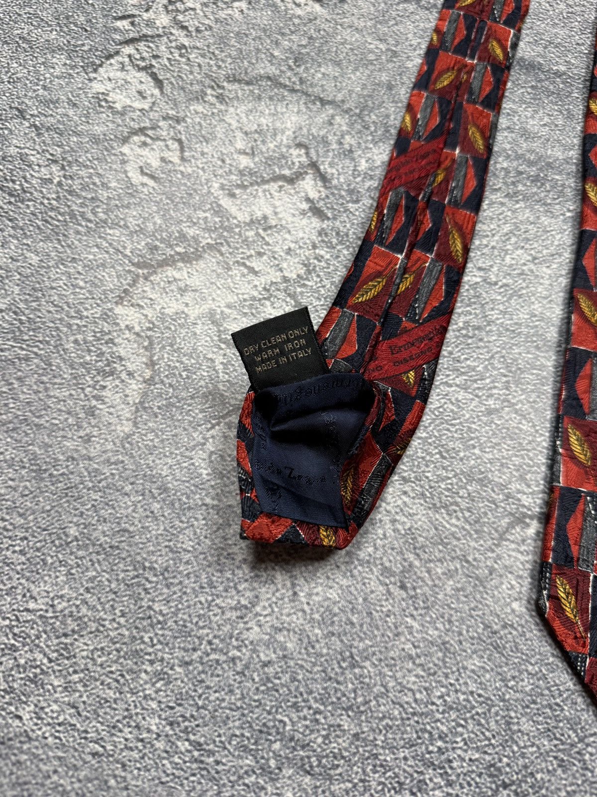 Ermenegildo Zegna × Vintage Ermenegildo Zegna Tie Vintage Size ONE SIZE - 5 Thumbnail