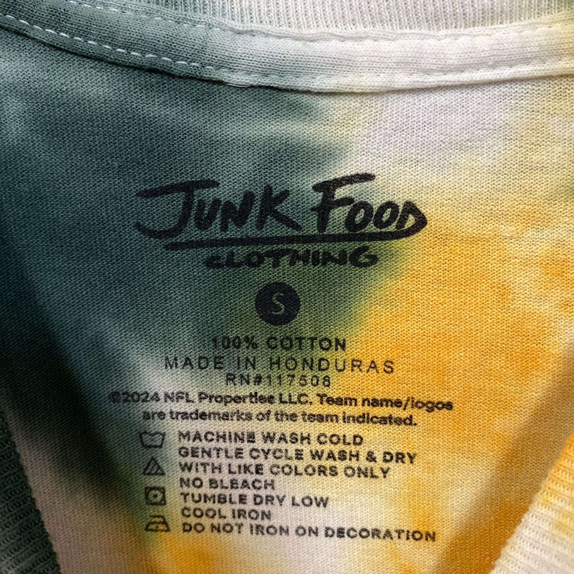 Junk Food Junk Food Clothing NFL Green Bay Packers Football Tie Dye T- Size US S / EU 44-46 / 1 - 4 Thumbnail