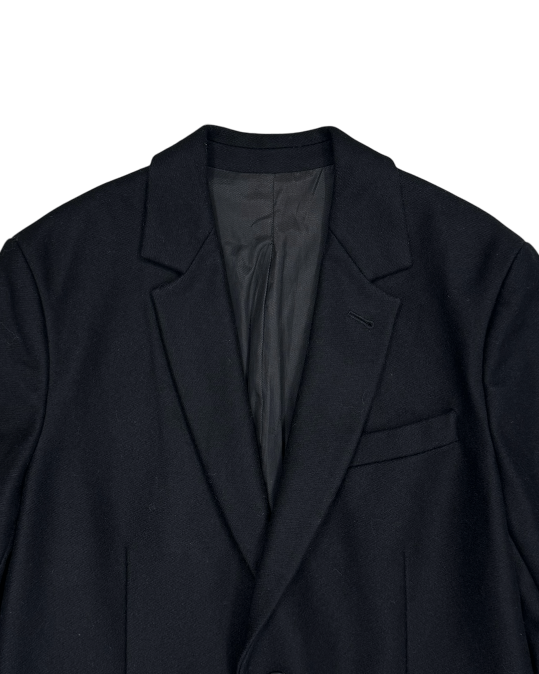 AMI AMI AW15 Single-Breasted Tuskania Wool Coat Size US M / EU 48-50 / 2 - 6 Thumbnail