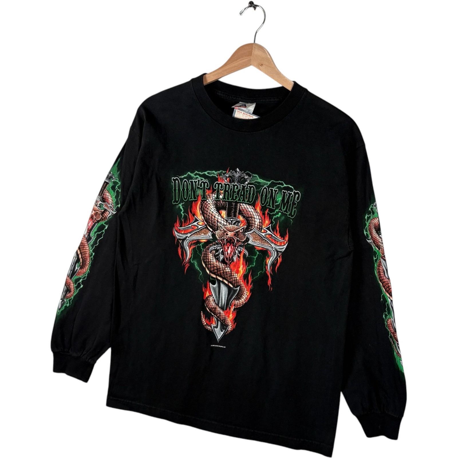 AAA Vintage "Don't Tread on Me" Rattlesnake Long Sleeve Medium Size US M / EU 48-50 / 2 - 3 Thumbnail