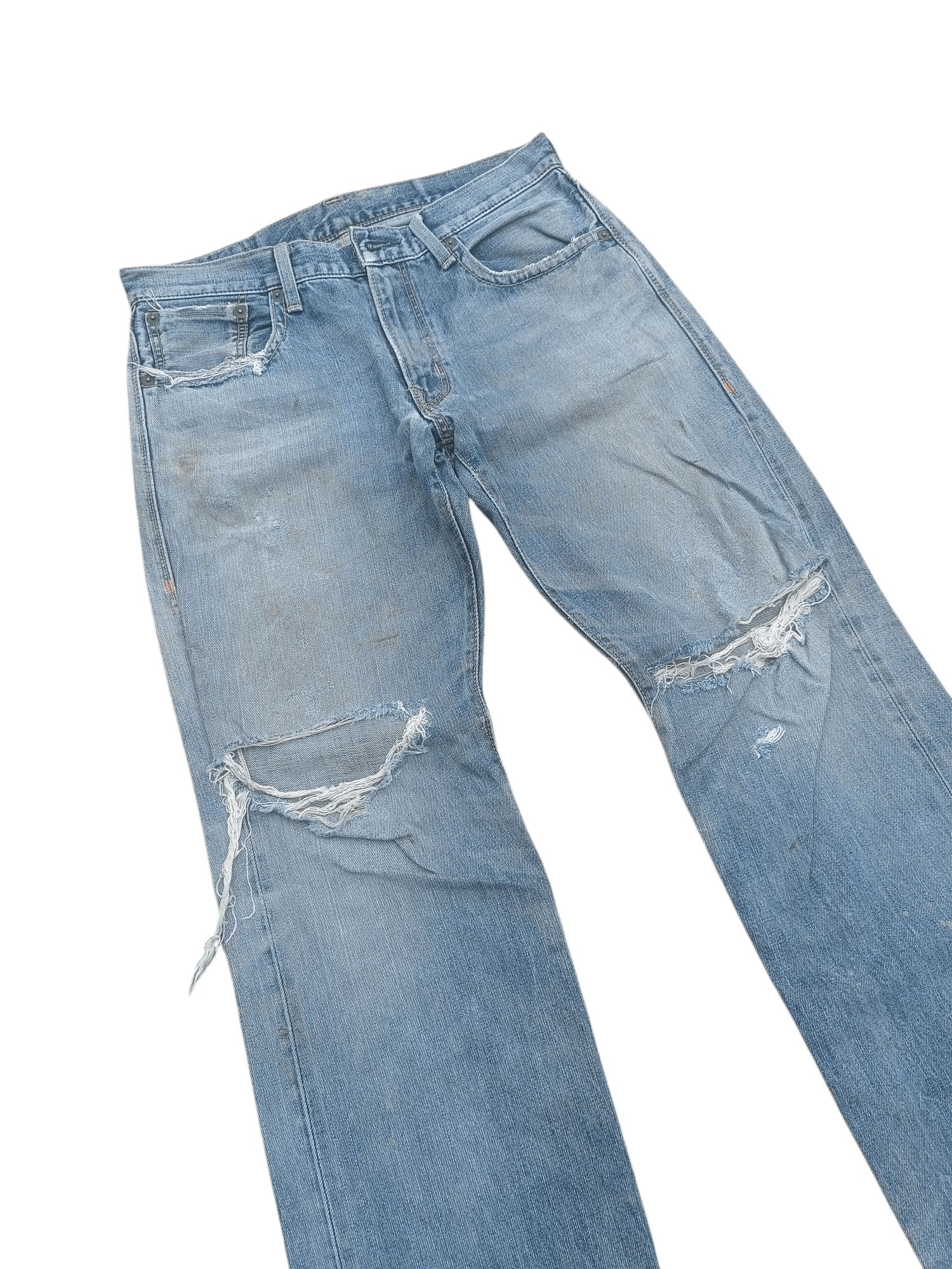 Edwin × Vintage EDWIN VINTAGE ORANGE TAB DISTRESSED SELVEDGE DENIM E197 Size US 32 / EU 48 - 4 Thumbnail
