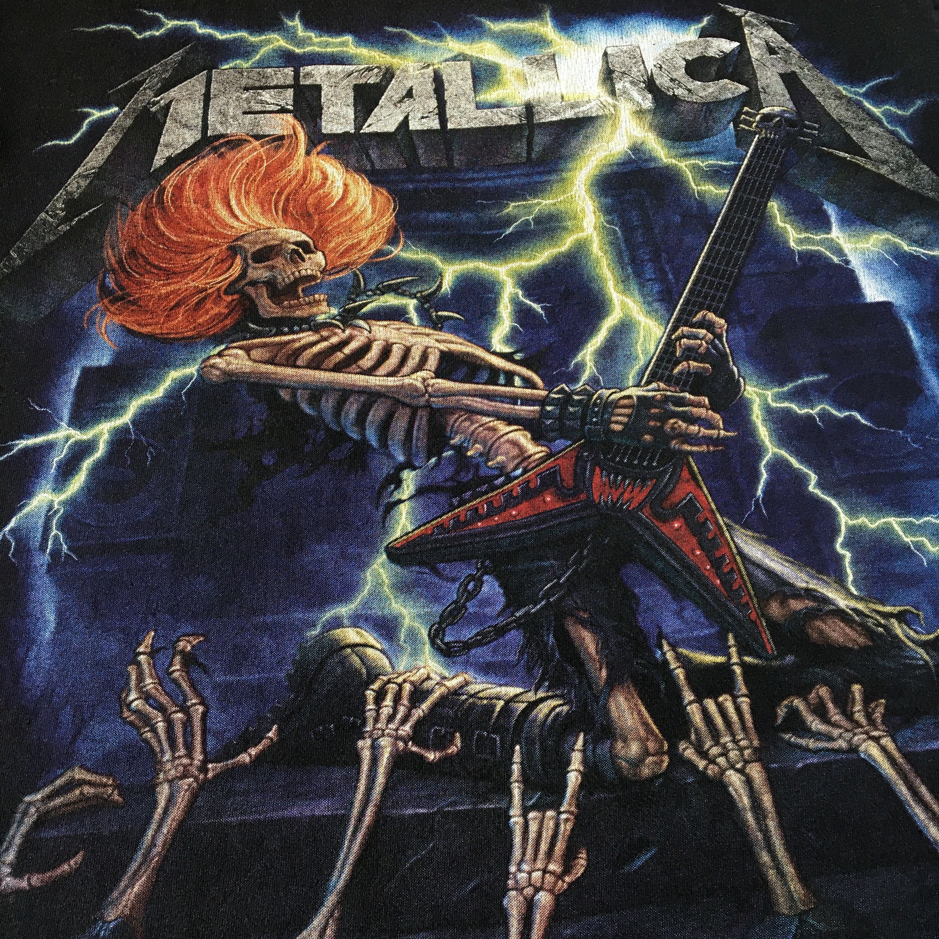Metallica Vintage 90s Metallica Skull Tee / T Shirt Size US M / EU 48-50 / 2 - 2 Thumbnail