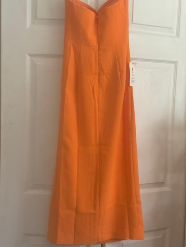 Bardo Bardot Brisa (REVOLVE) Midi Dress in Orange Fizz NWT - XS Size XS / US 0-2 / IT 36-38 - 3 Thumbnail