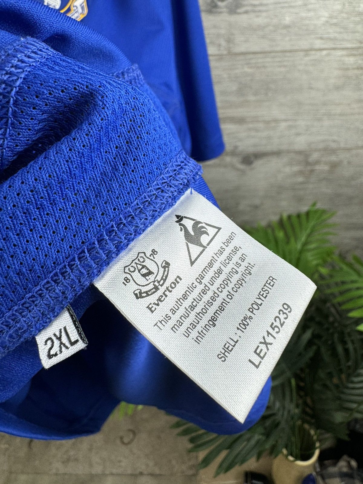 Le Coq Sportif le coq sportif Everton T- Shirt soccer jersey Football Size US XXL / EU 58 / 5 - 7 Thumbnail