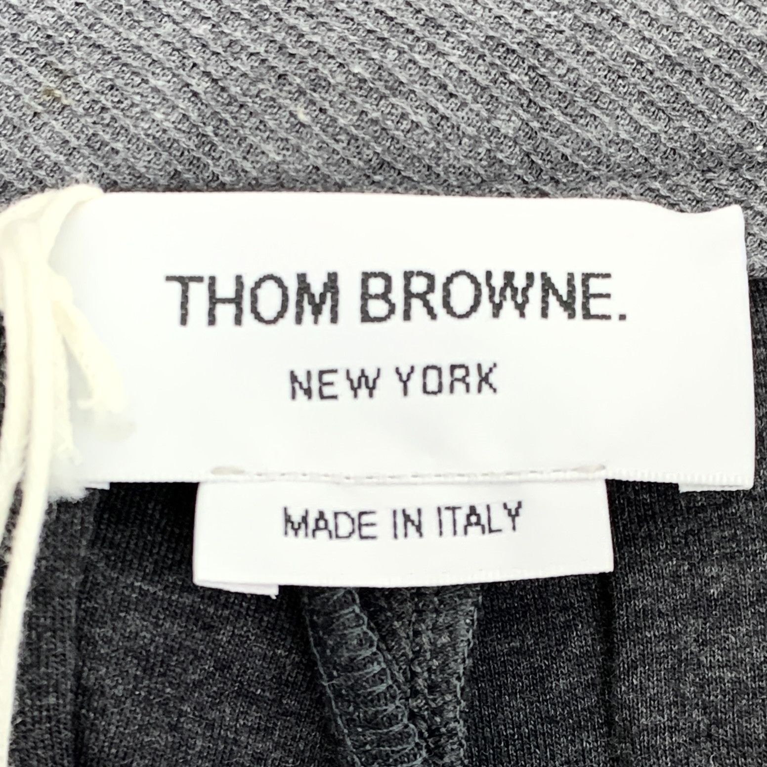 Thom Browne Thom Browne Four-Bar Cotton Pants Dark Grey (36) Size 25" / US 0 / IT 36 - 6 Thumbnail