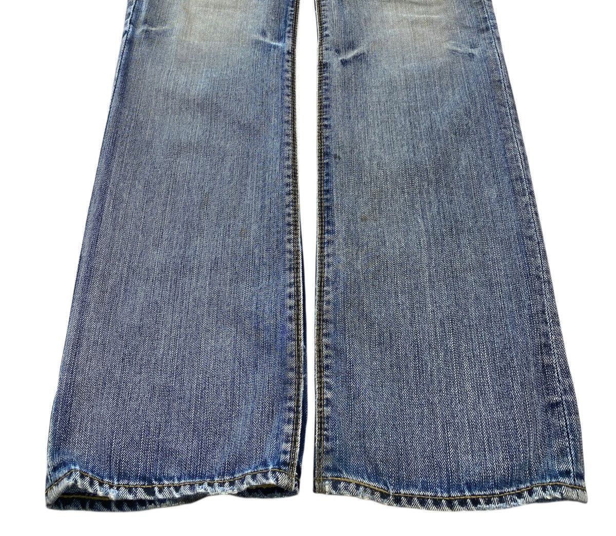 Boycott Boycutt Faded Wash Whiskered Style Straight Leg Jeans Size US 31 - 5 Thumbnail