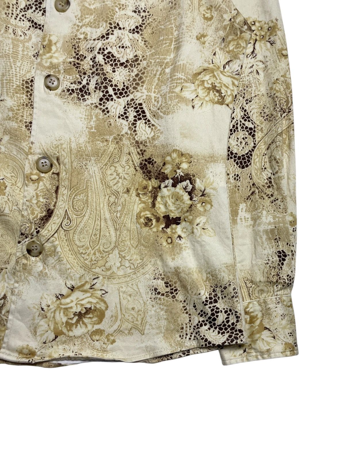 Tornado Mart 2000’s Tornado Mart - Golden Floral Pattern Longshirt Size US M / EU 48-50 / 2 - 5 Thumbnail